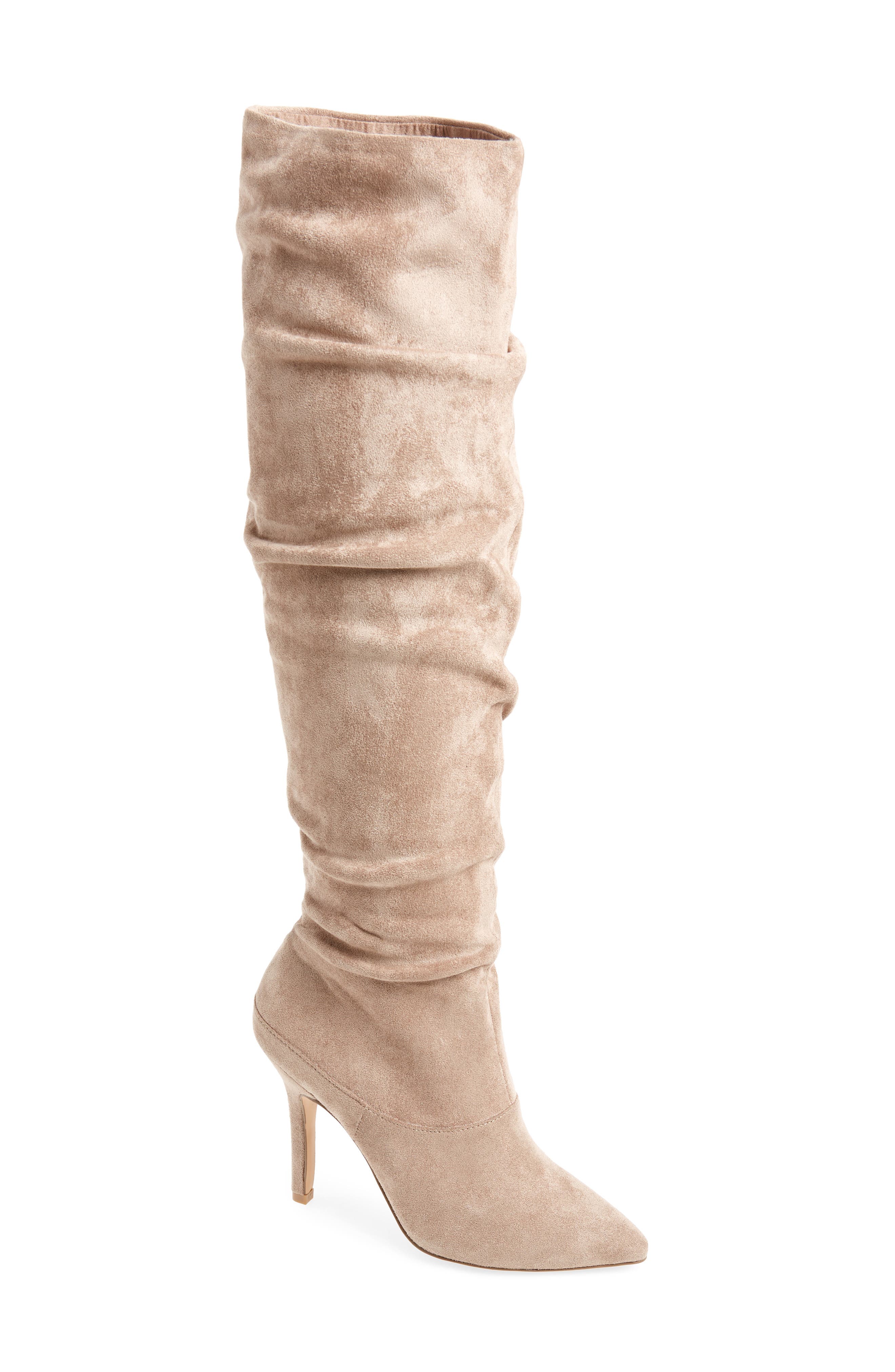 Charles By Charles David Mueller Over The Knee Boot, Beige
