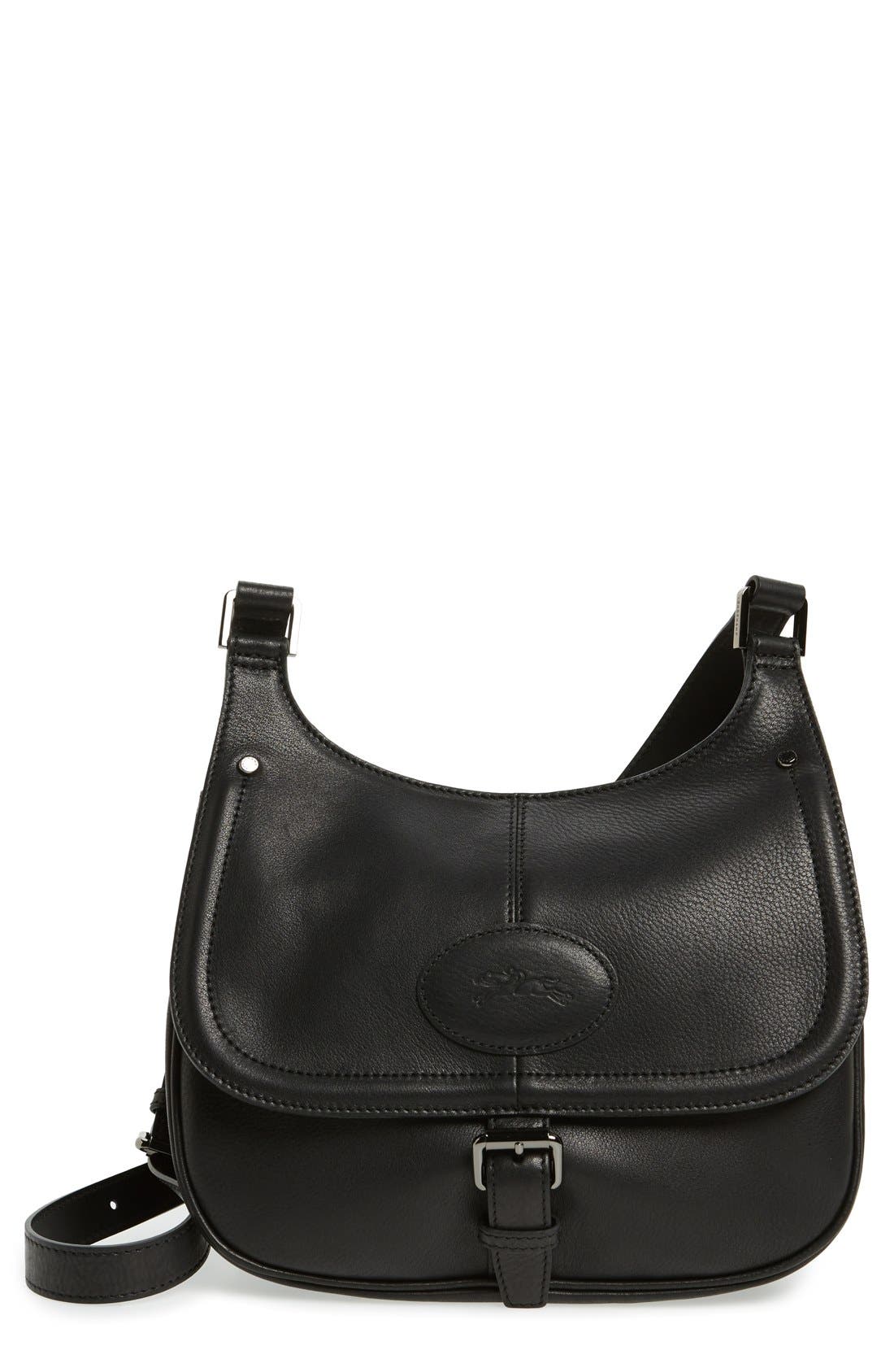 Longchamp 'Mystery' Leather Saddle Crossbody Bag Nordstrom