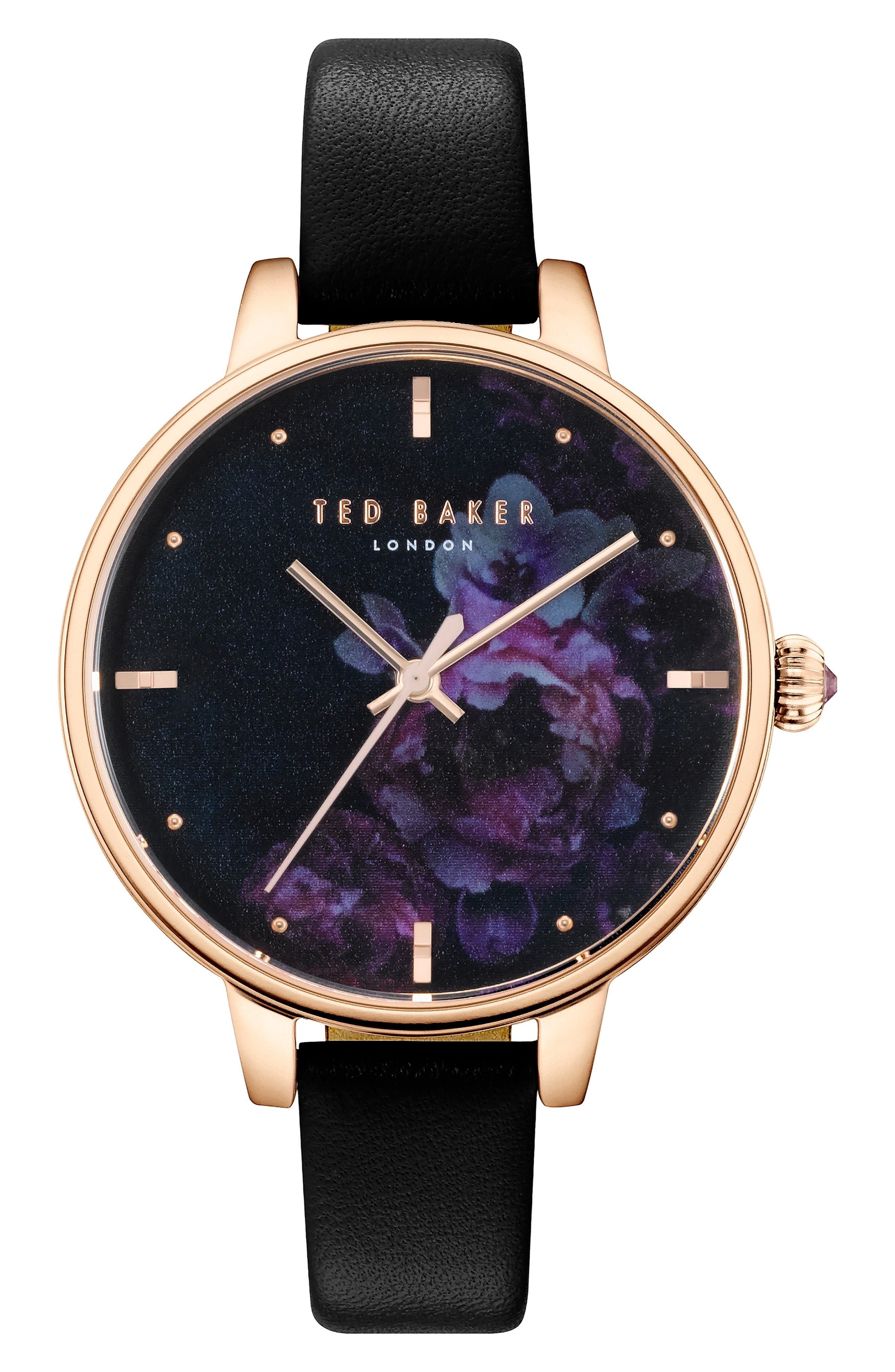 Ted Baker London Kate Leather Strap Watch,