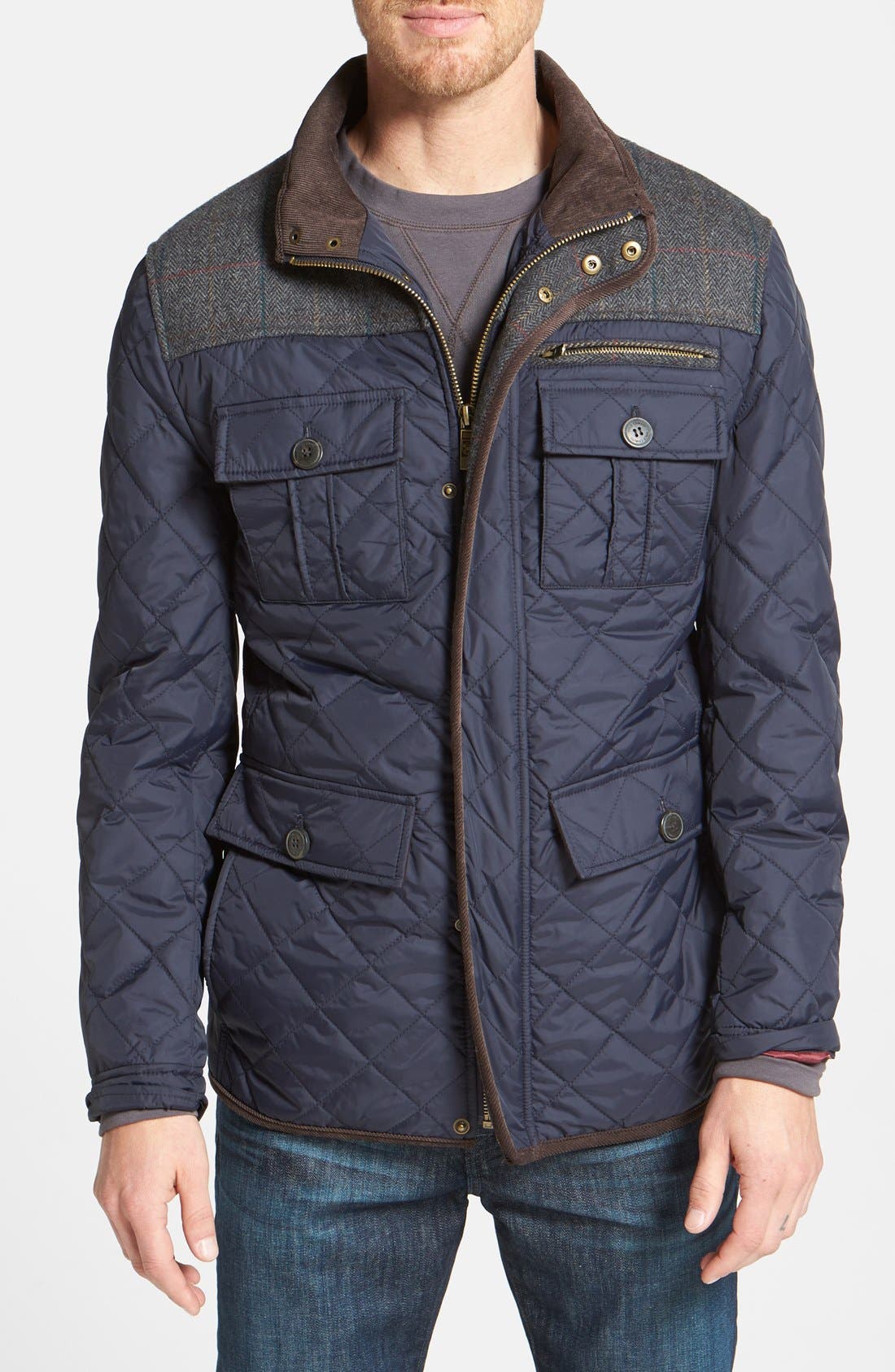 Vince Camuto Diamond Quilted Full Zip Jacket, Size - (Online Only)