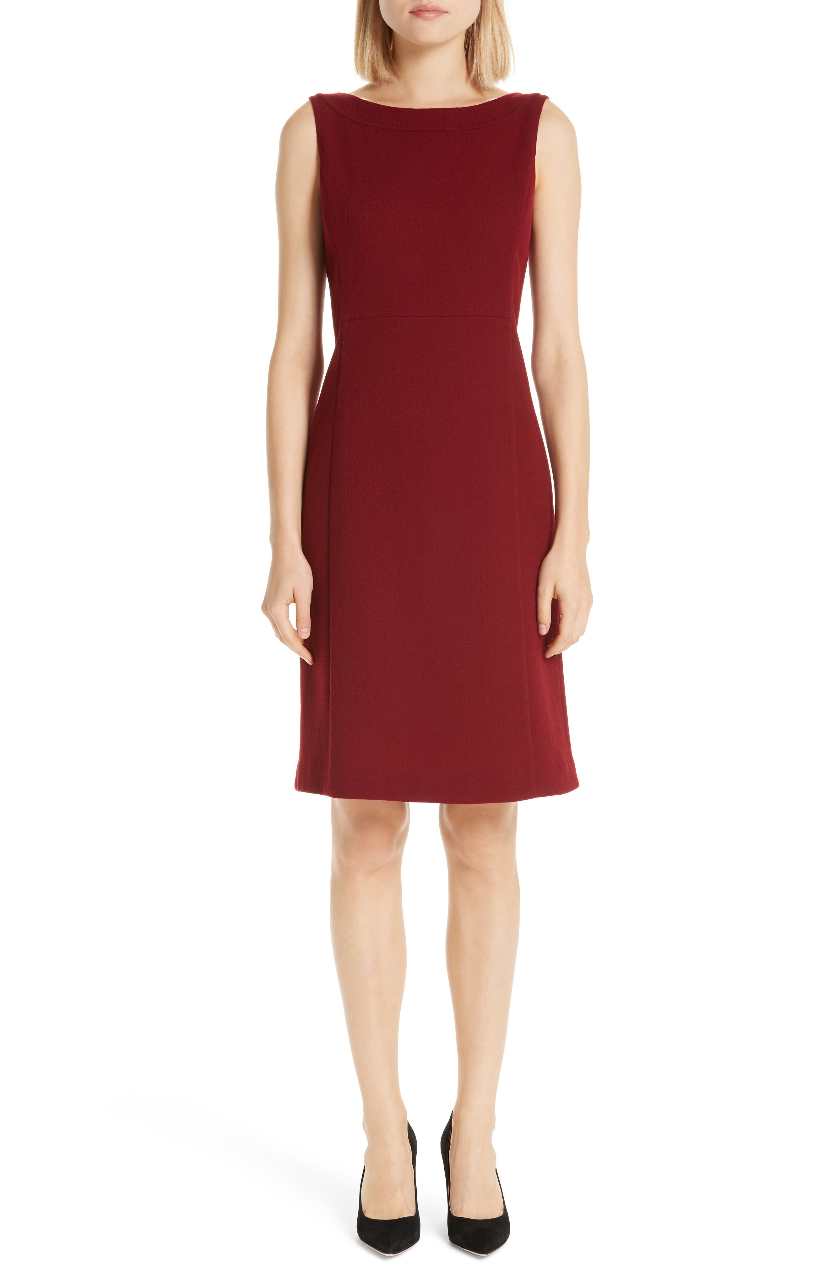 Lafayette 148 New York Paxton Sheath Dress, Red