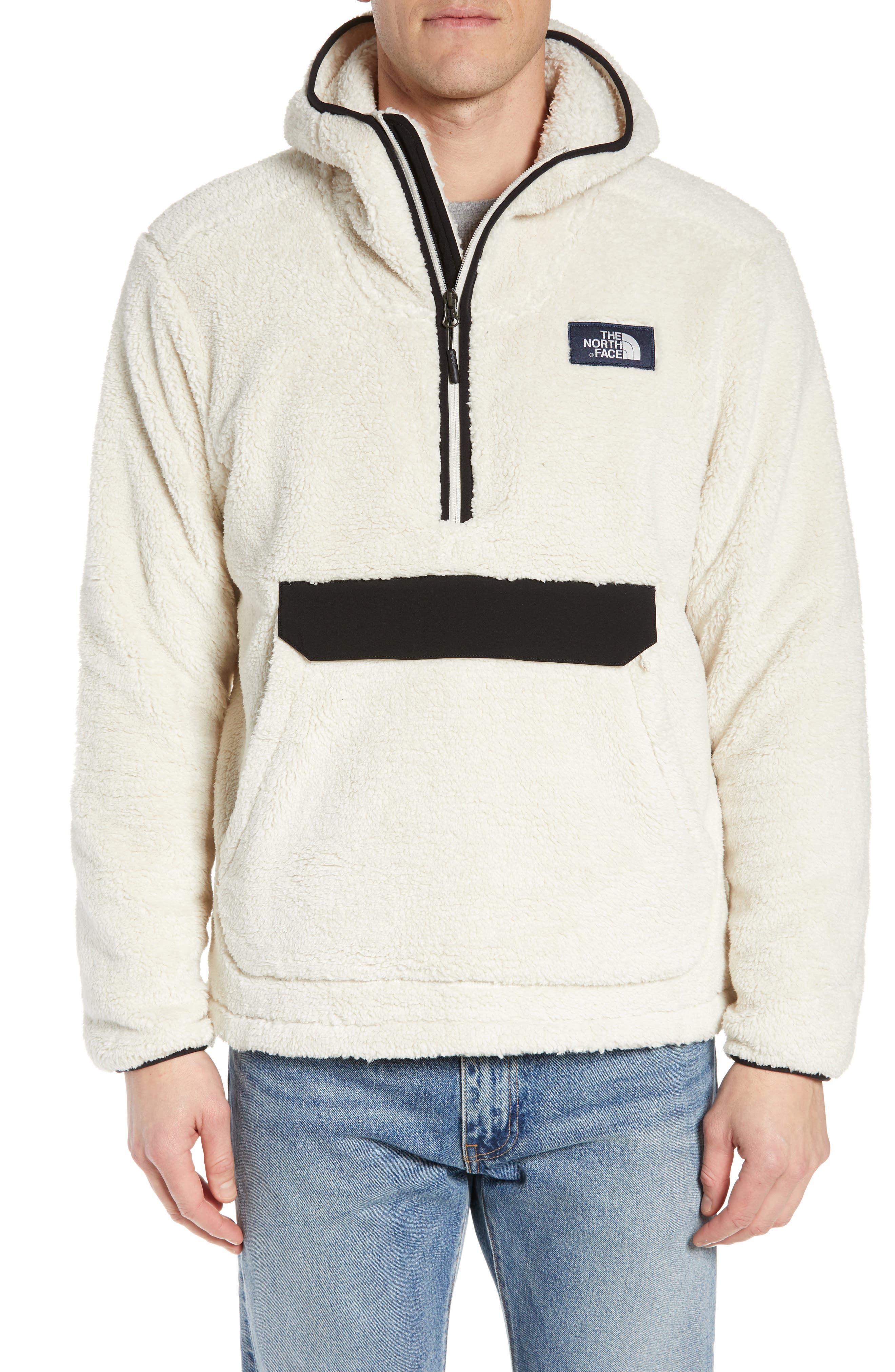 The North Face Campshire Anorak Fleece Jacket, White