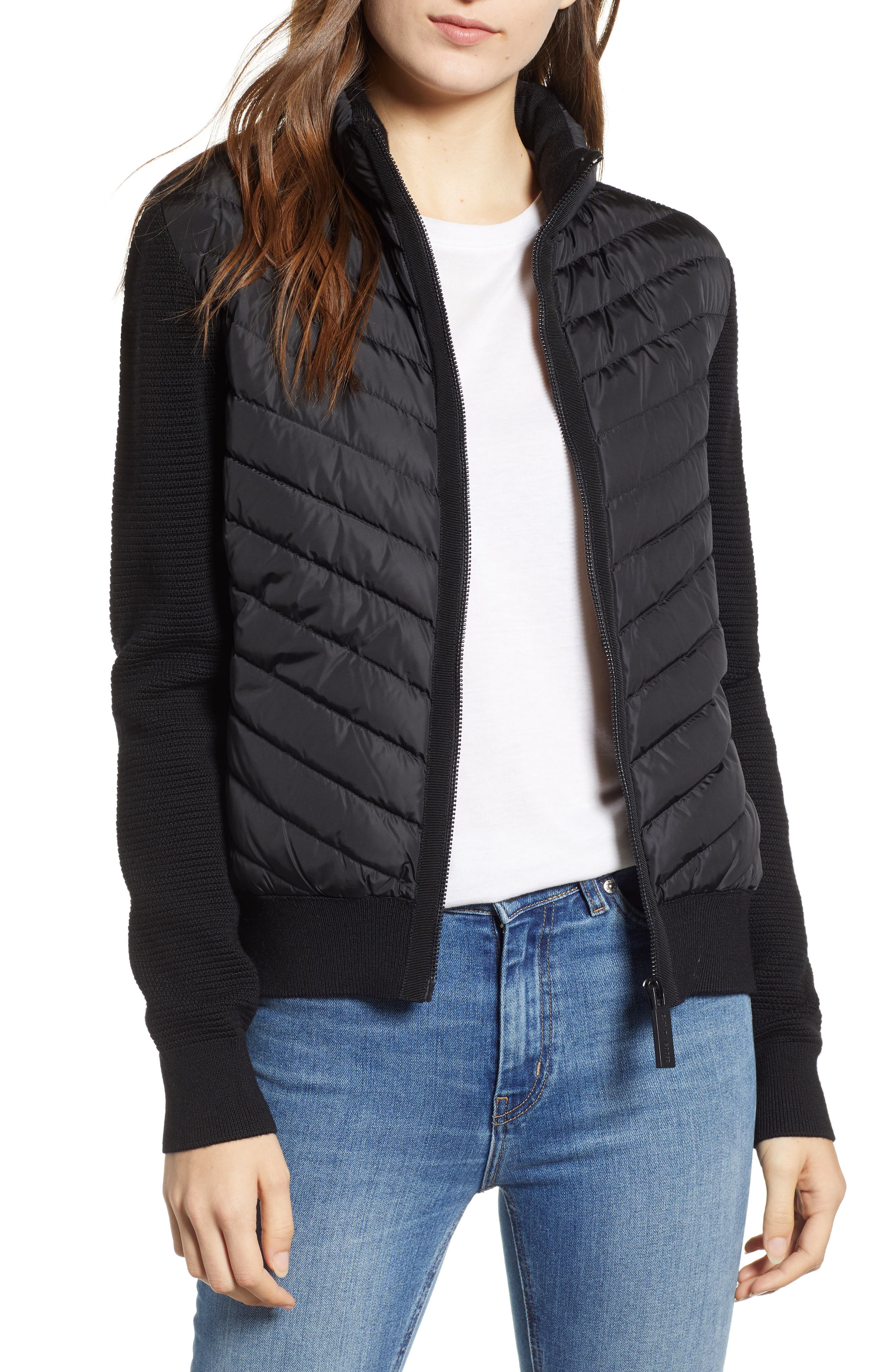 Canada Goose Hybridge Quilted & Knit Jacket