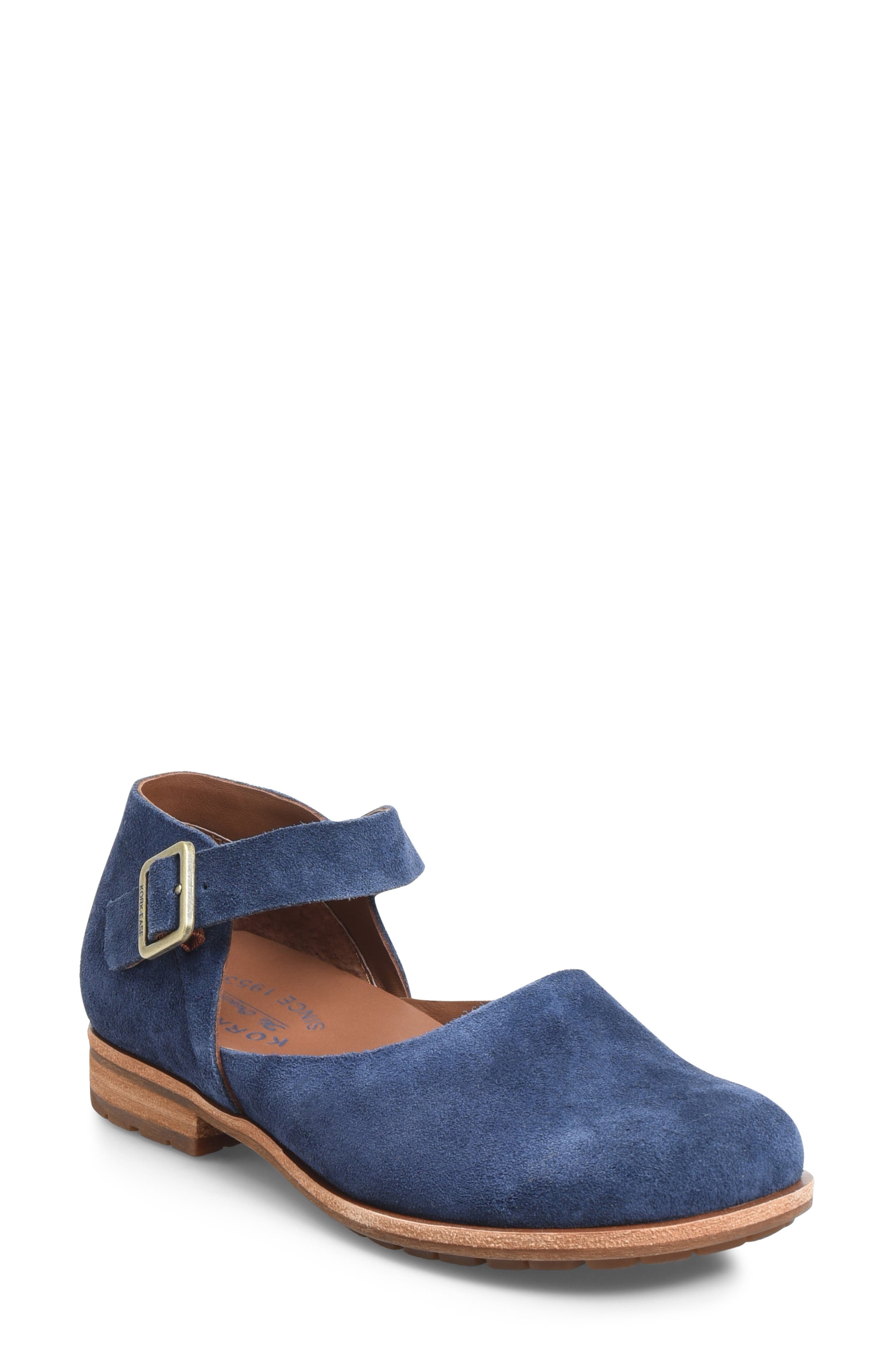 Kork-Ease Bellota Mary Jane Flat, Blue