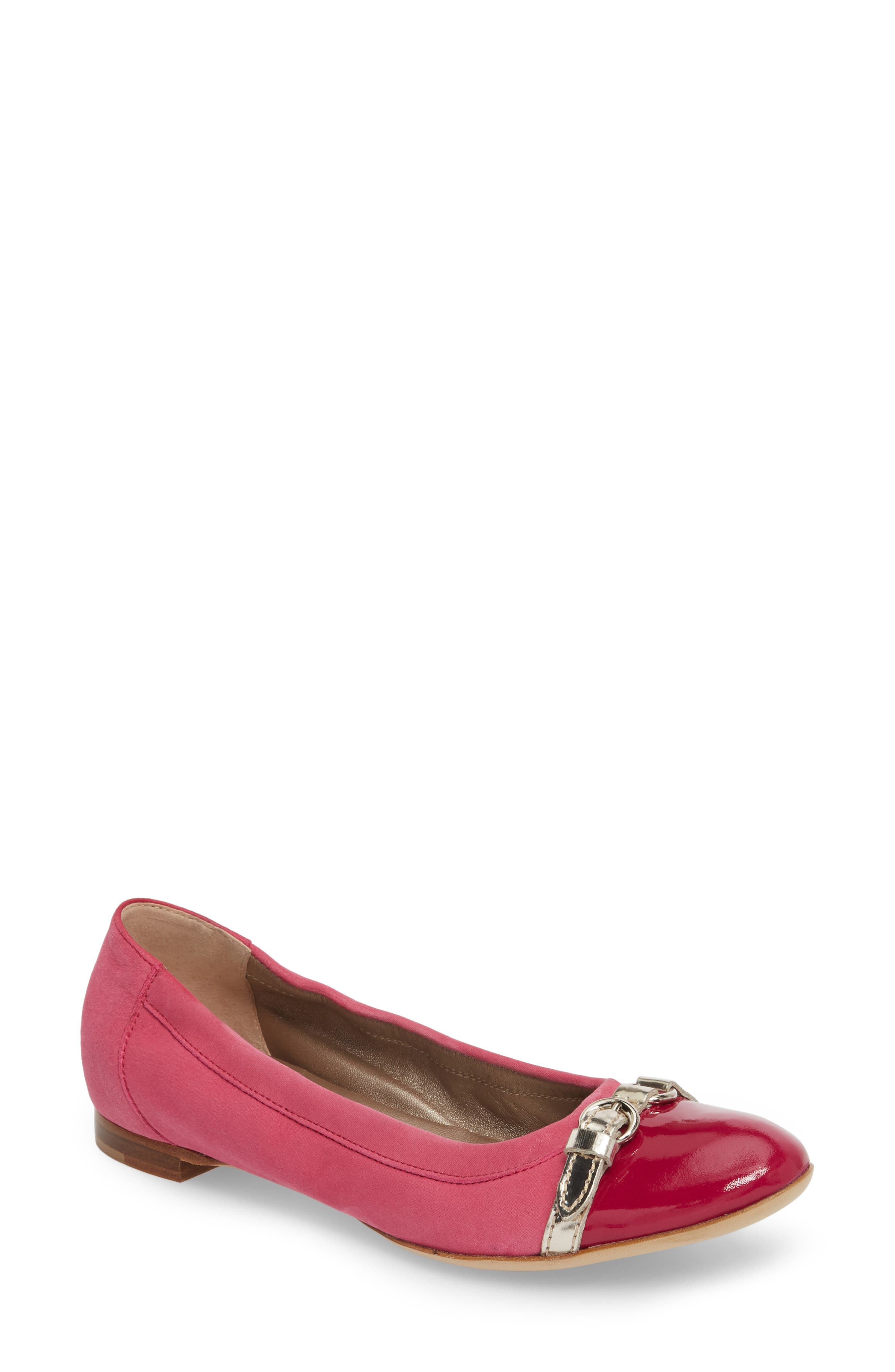 Agl Cap Toe Ballet Flat, Pink