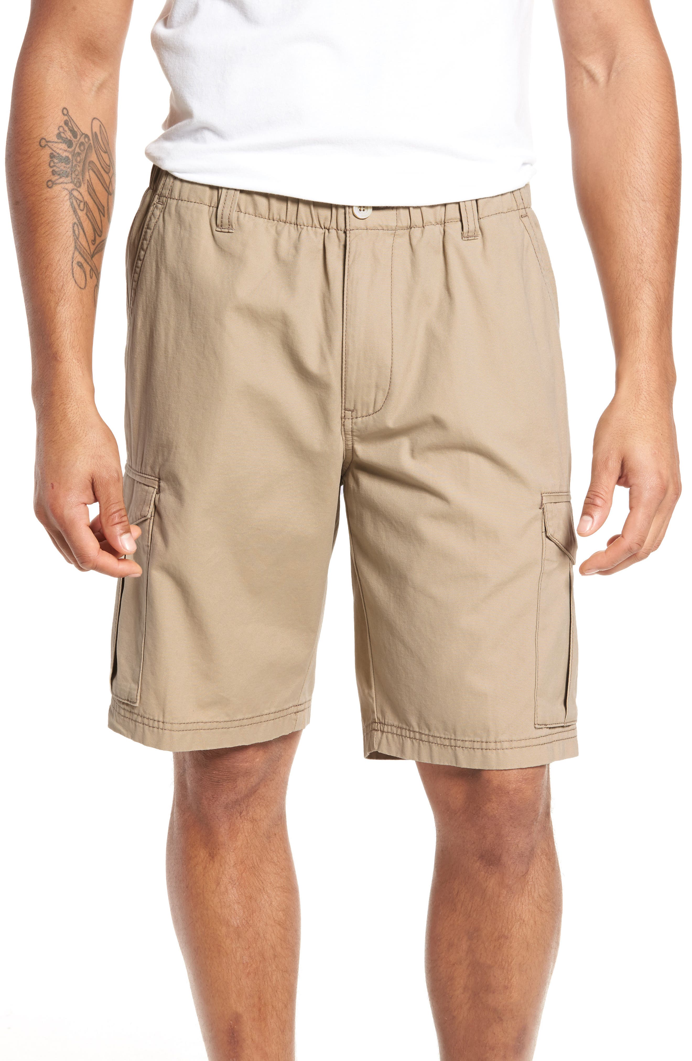 Tommy Bahama Island Survivalist Cargo Shorts, Brown