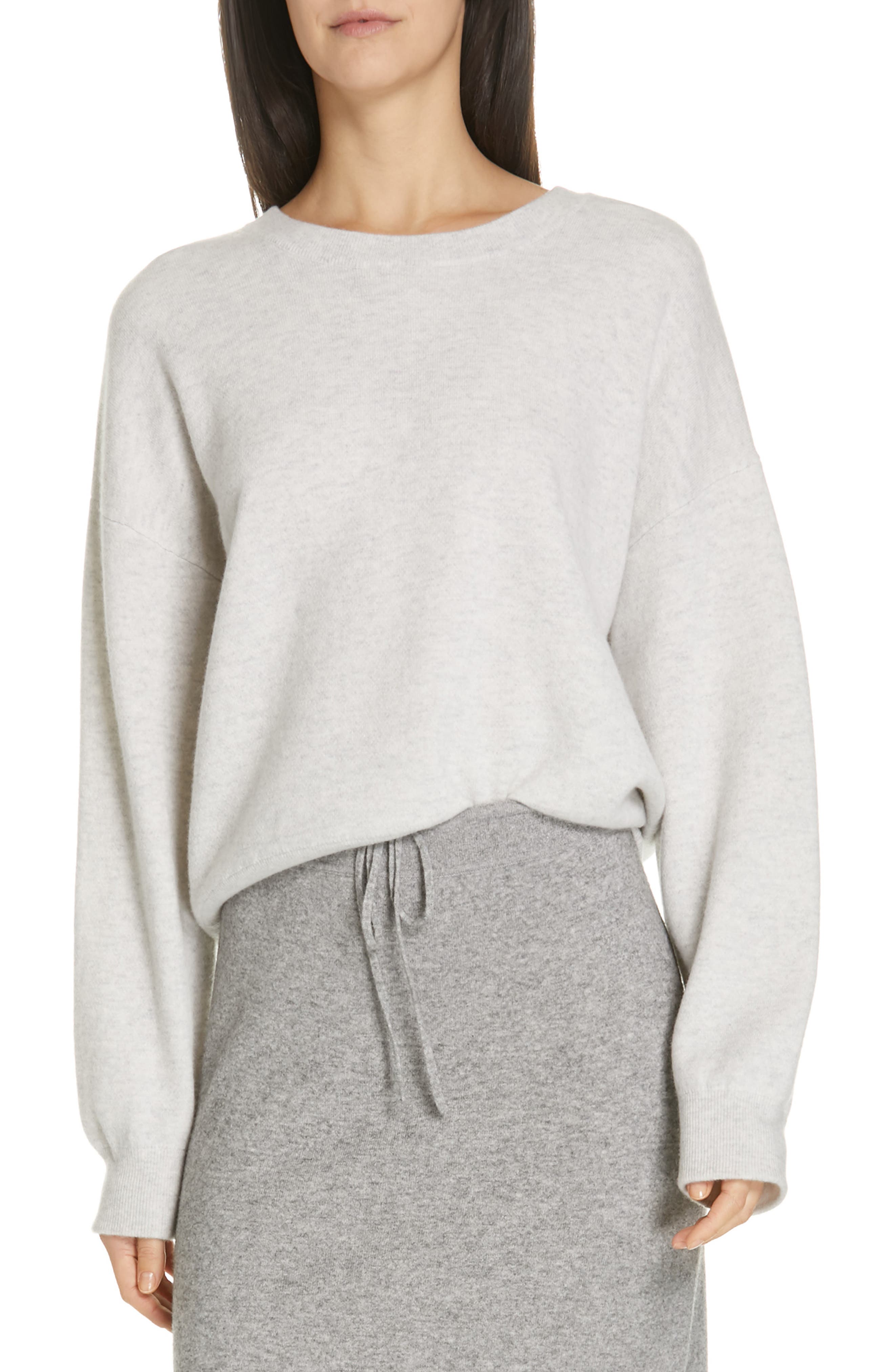 Vince Double Layer Sweater, White