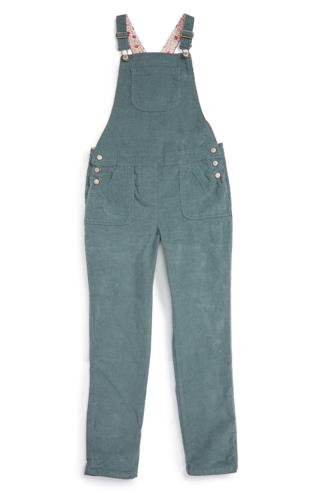 Mini Boden Corduroy Overalls (Toddler Girls, Little Girls & Big Girls