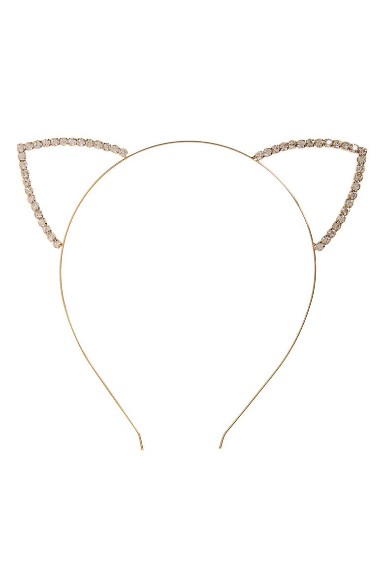 Cara 'Meow' Crystal Cat Ear Headband | Nordstrom