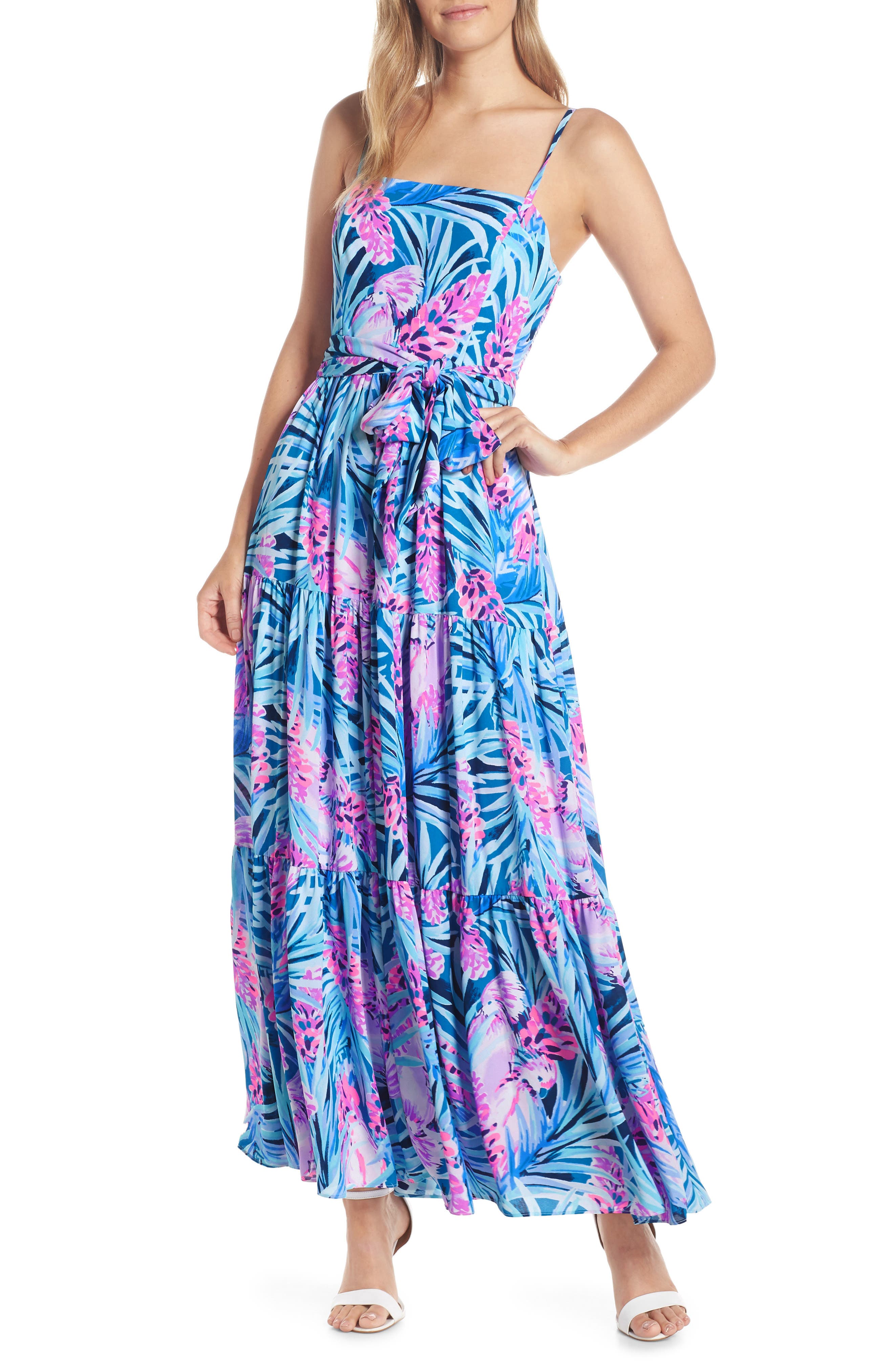 Lilly Pulitzer Aviana Maxi Dress, Blue