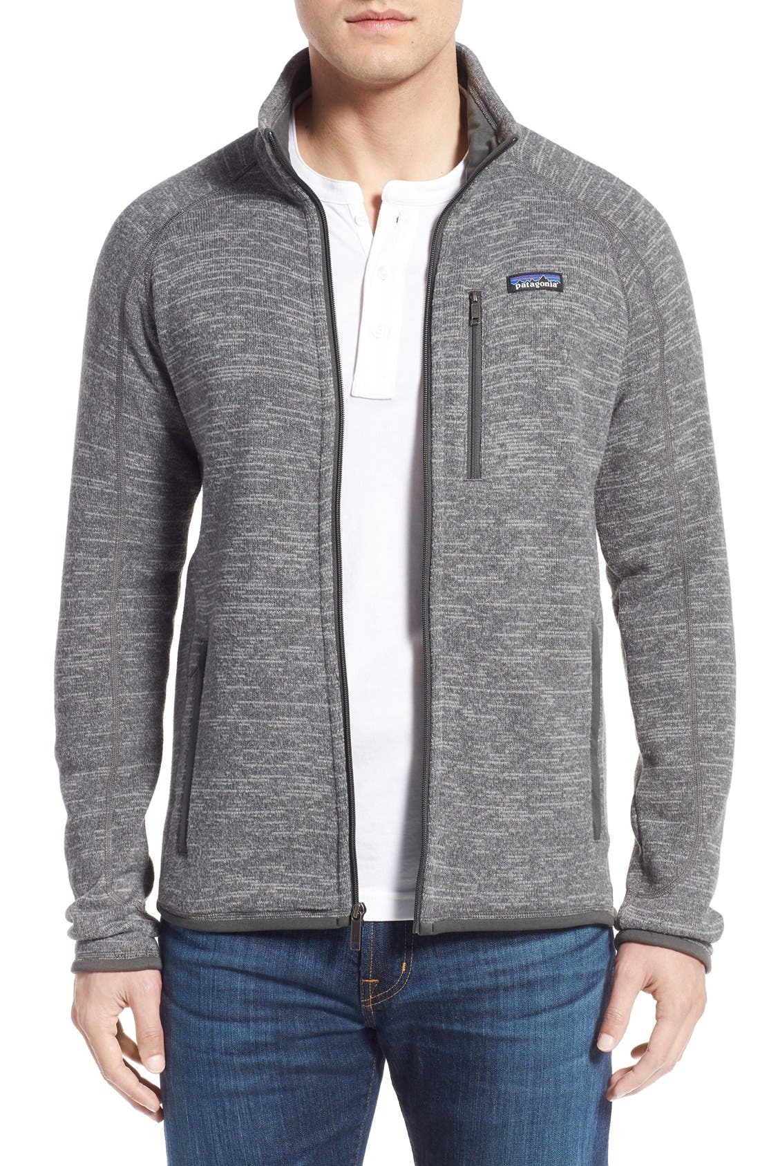 Patagonia Better Sweater Zip Front Jacket, Grey