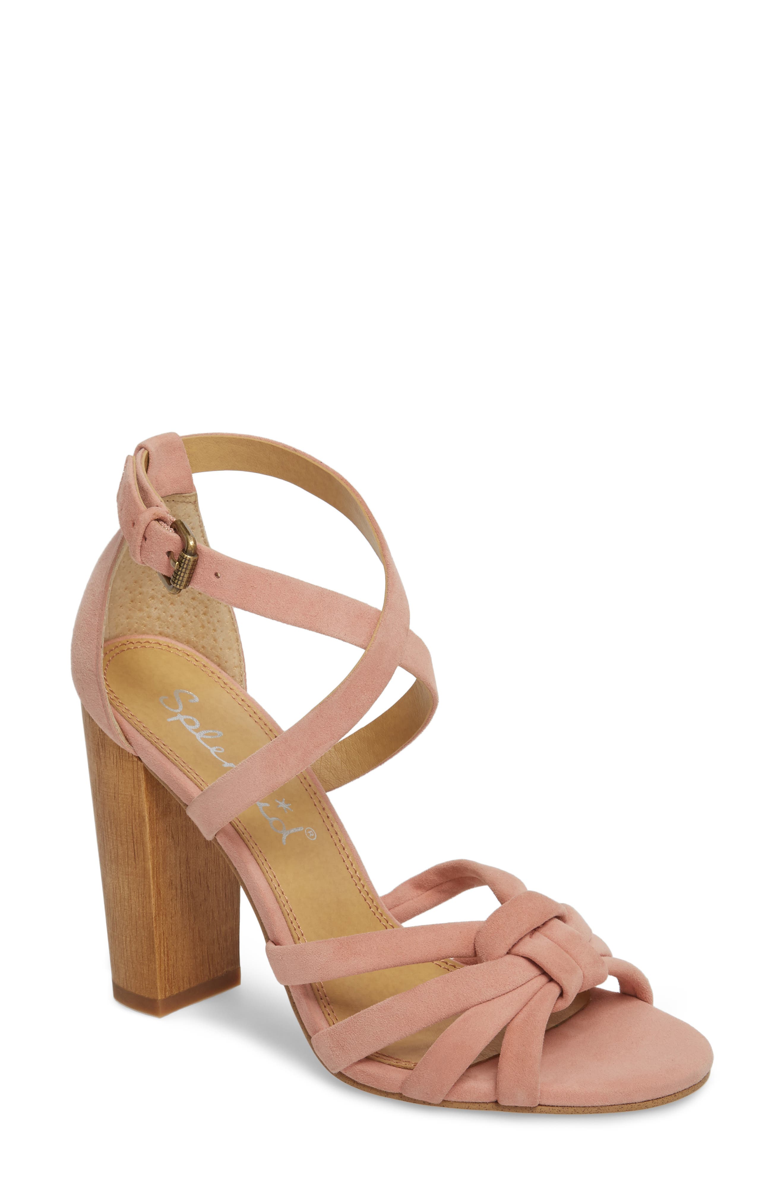 Splendid Faris Block Heel Sandal, Pink