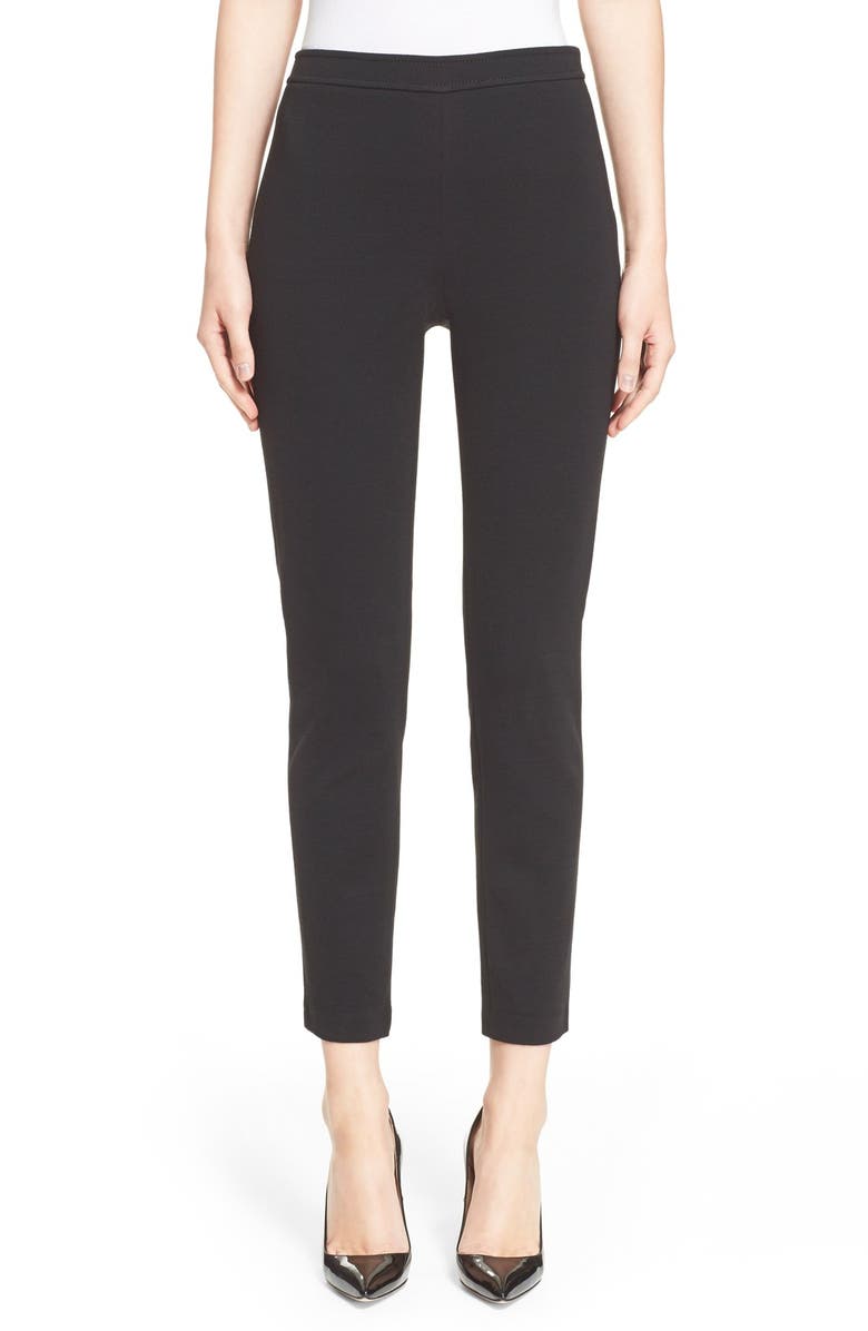 St. John Collection 'Alexa' Stretch Milano Knit Ankle Pants | Nordstrom