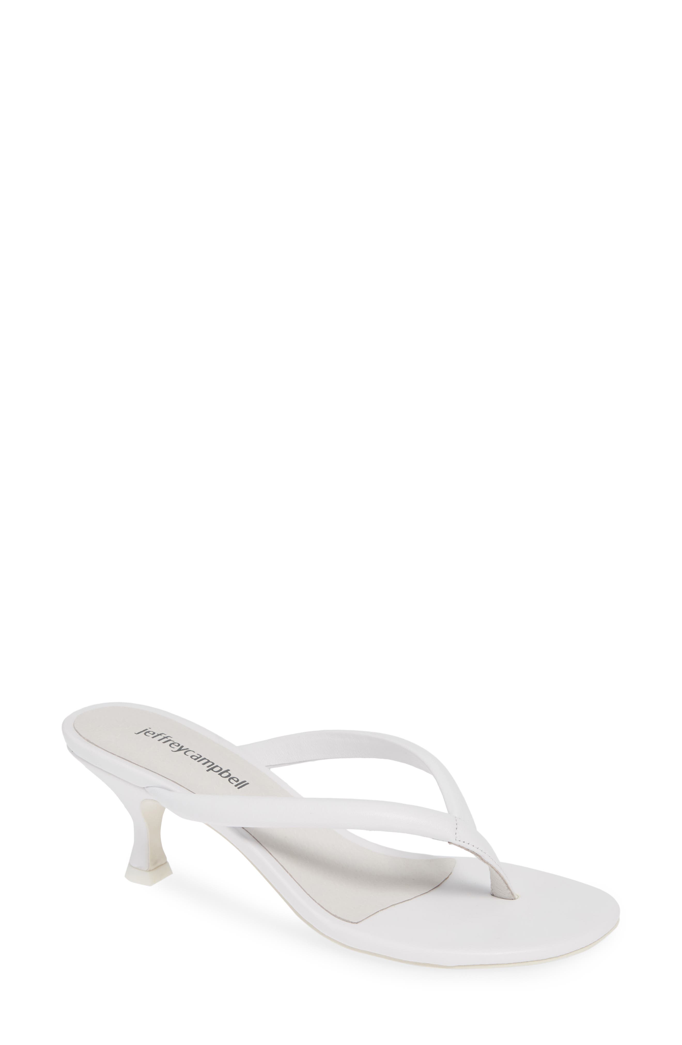 Jeffrey Campbell Brink Sandal, White