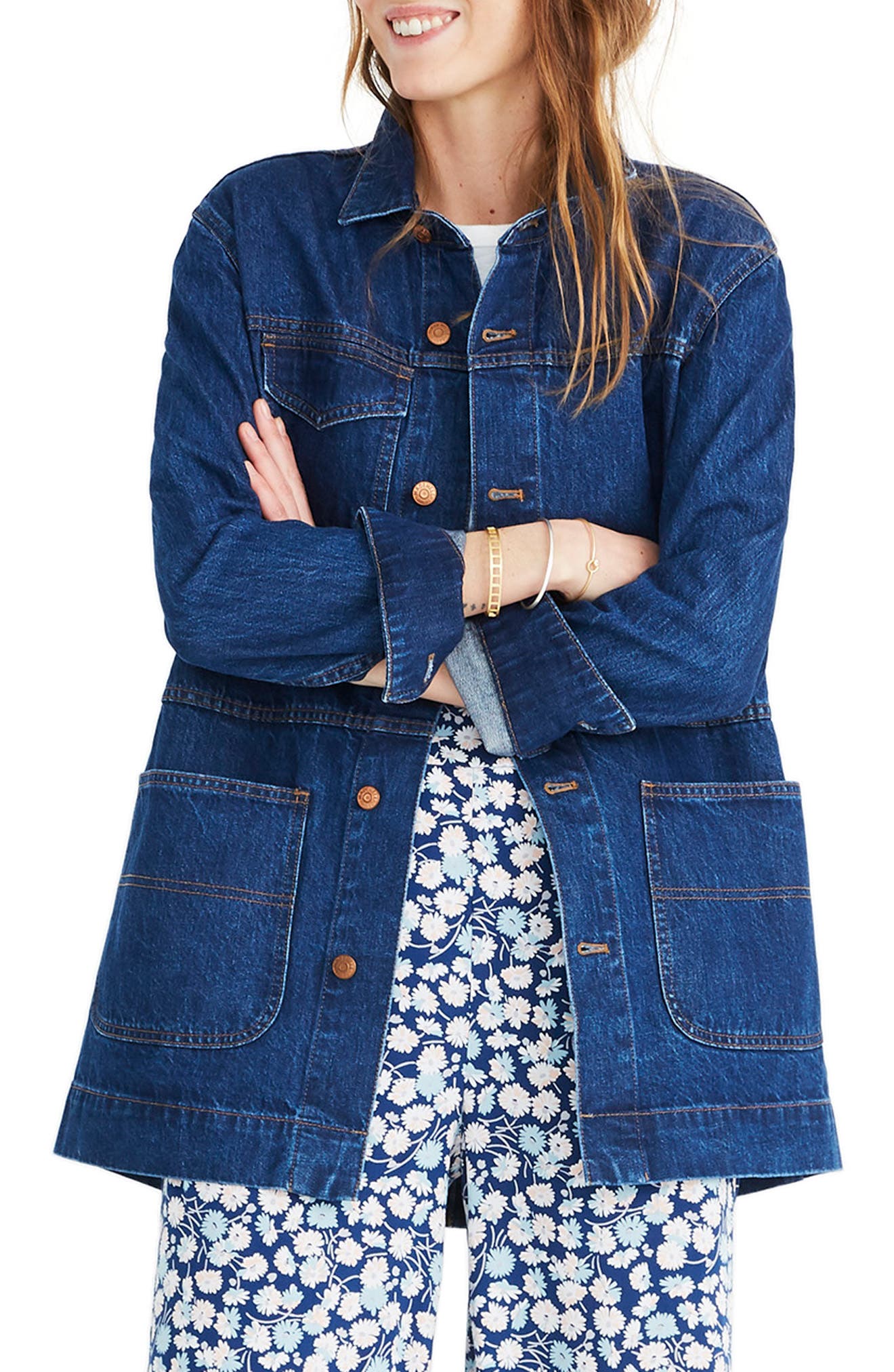 Madewell Oversized Denim Chore Jacket Nordstrom