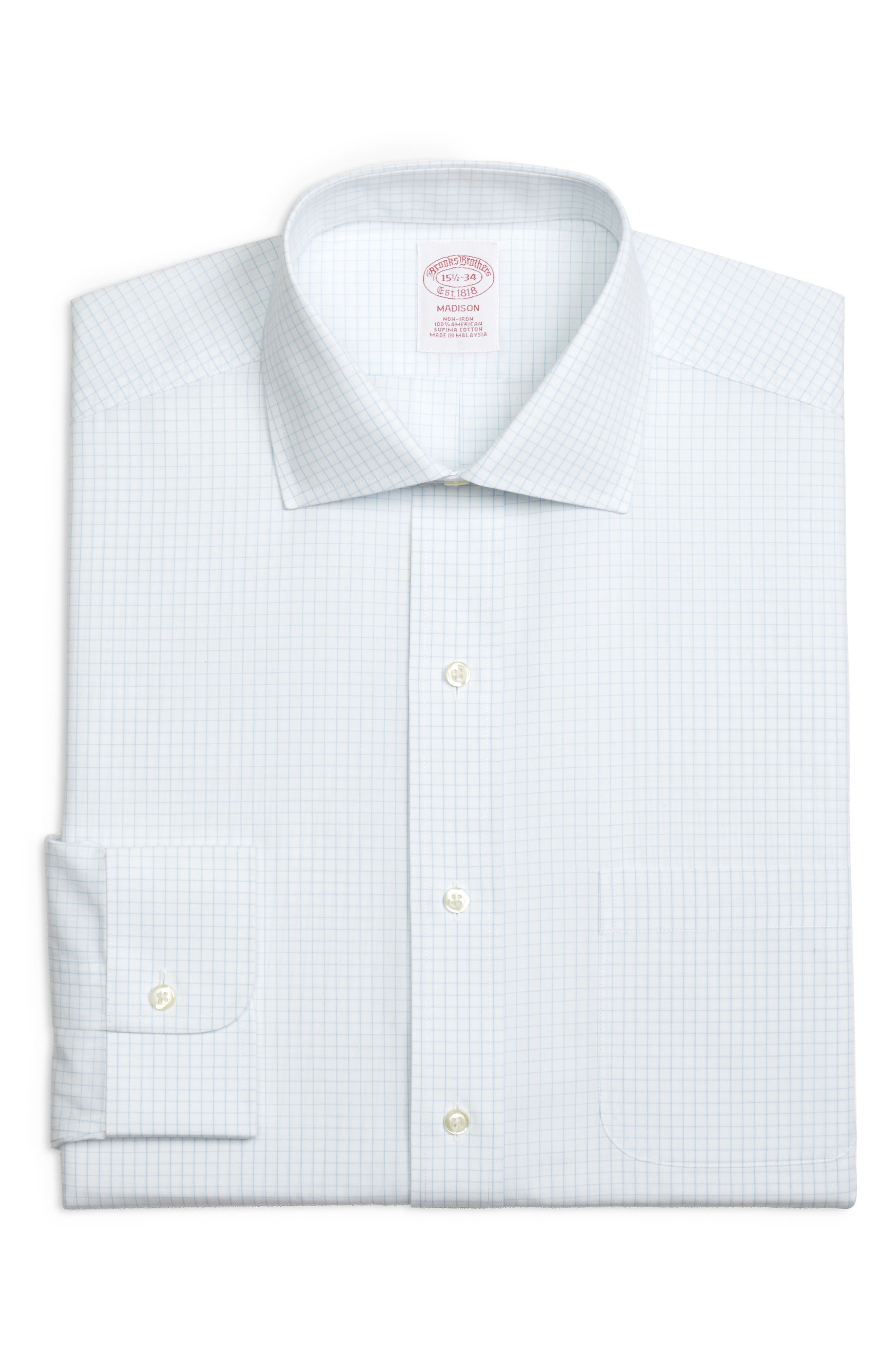 Brooks Brothers Classic Fit Check Dress Shirt (3 For $207)