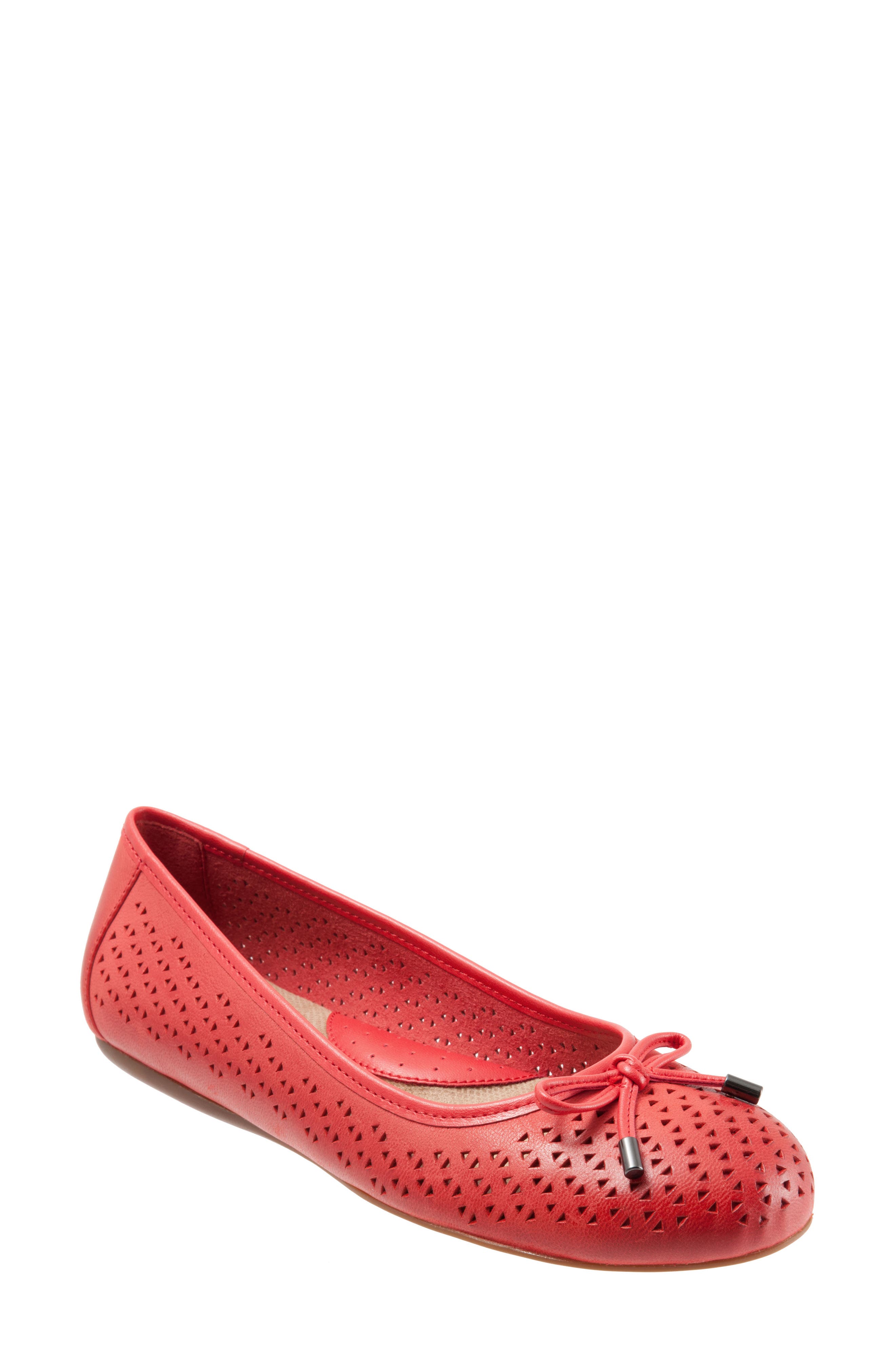 Softwalk Napa Flat, Red