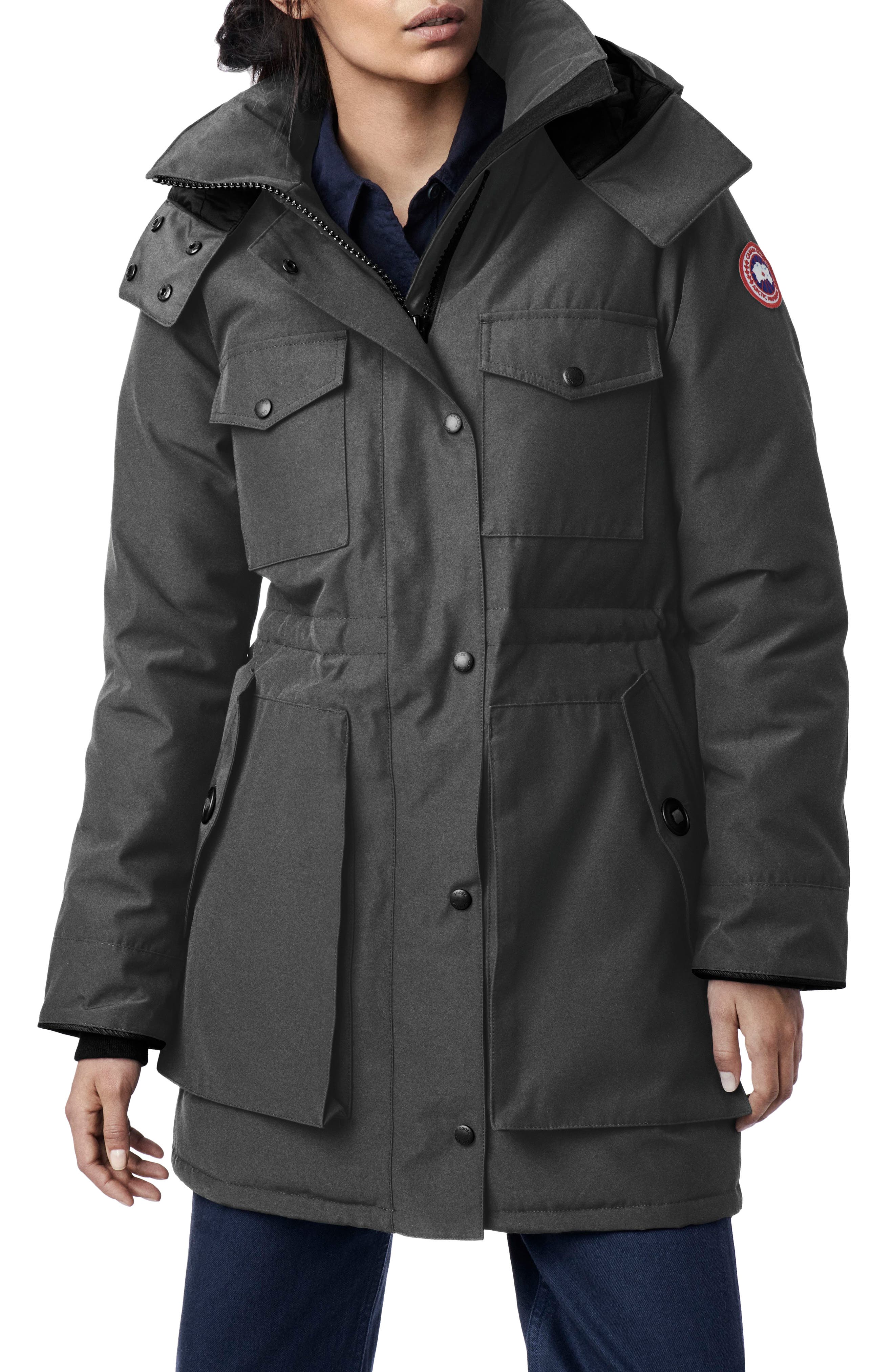 Canada Goose Gabriola Water Resistant Arctic Tech 625 Fill Power Down Parka, (0) - Grey