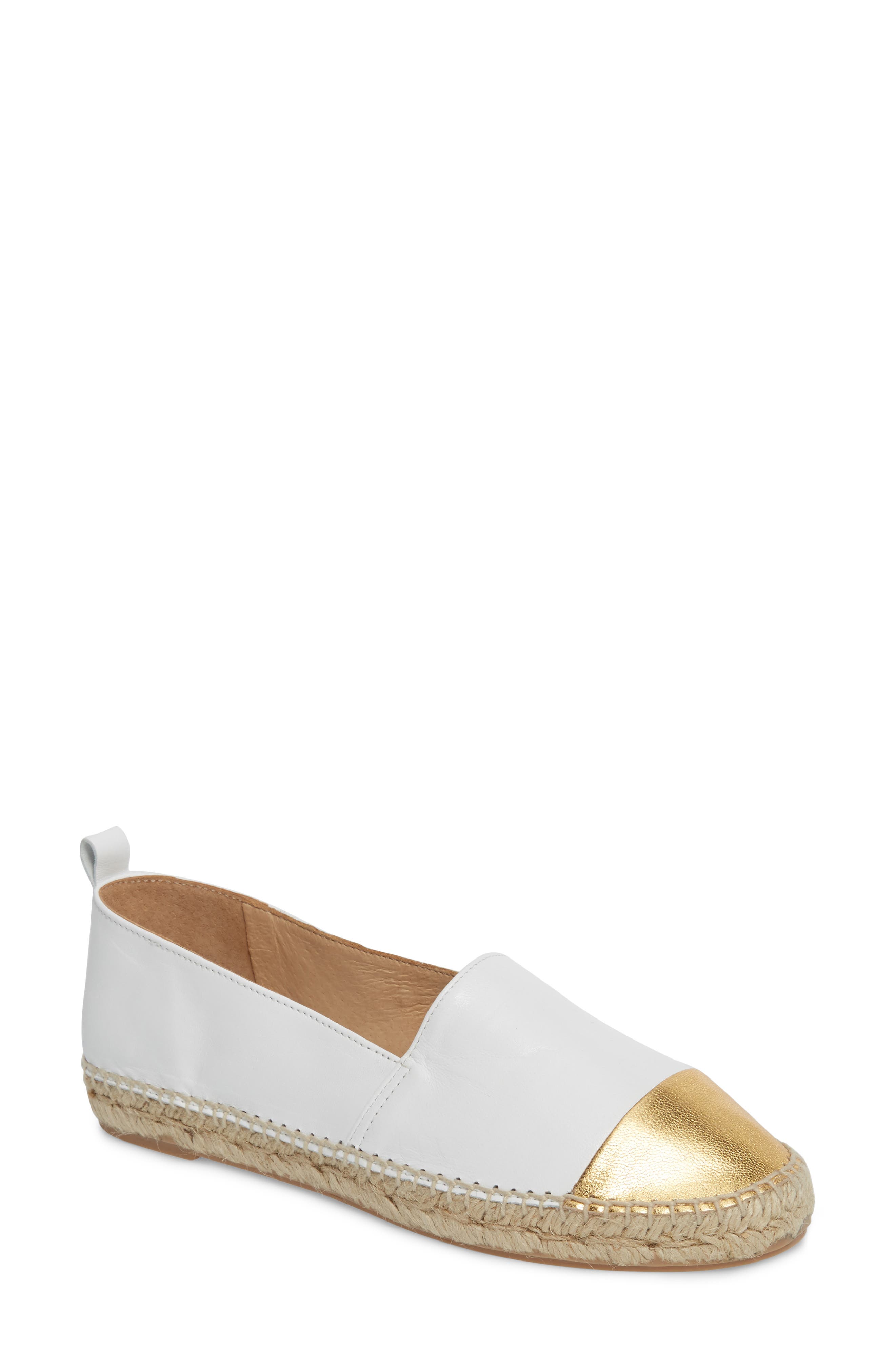Patricia Green Lynn Cap Toe Espadrille, White