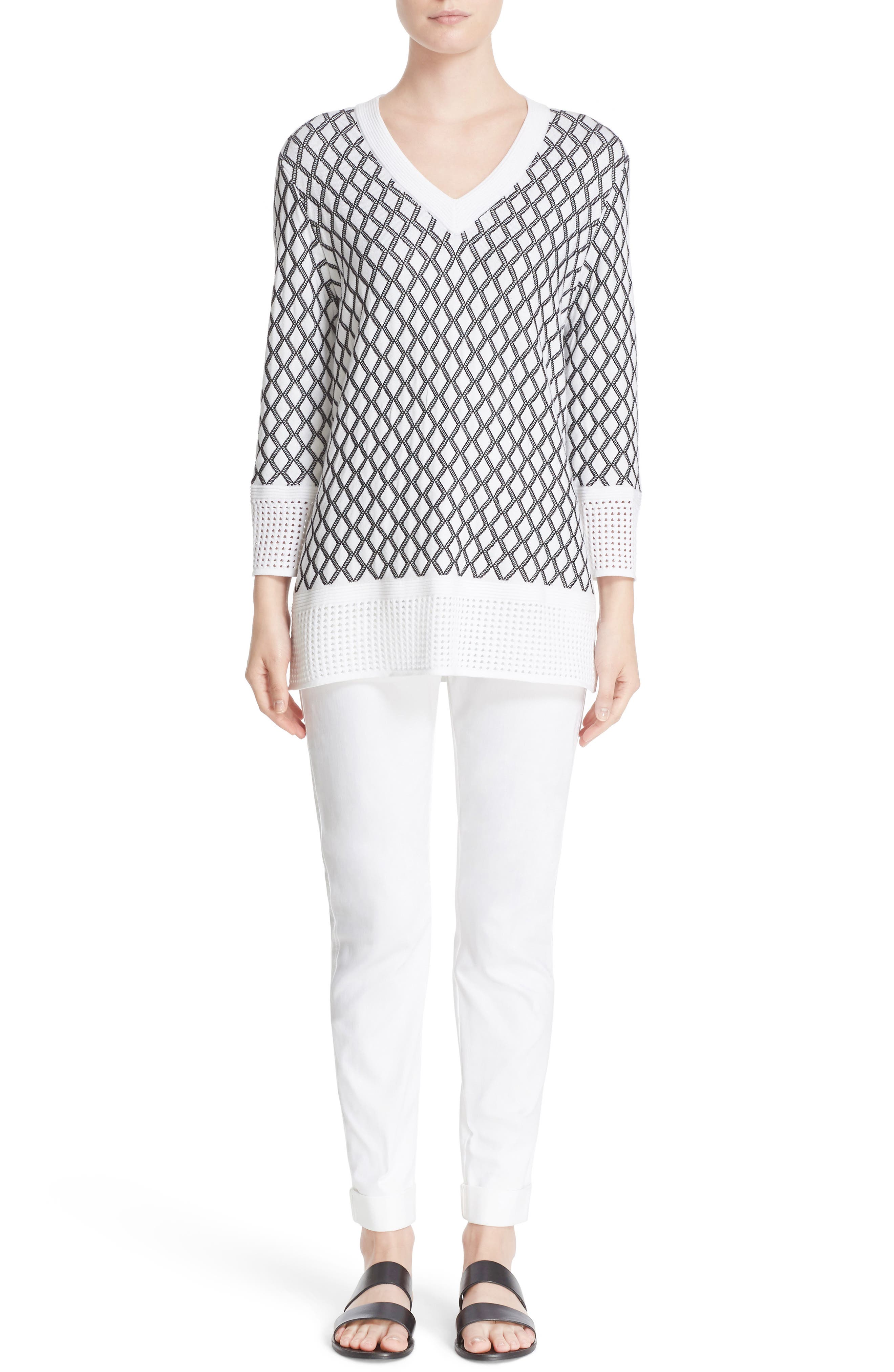 St. John Sport Collection Bardot Slim Capri Jeans