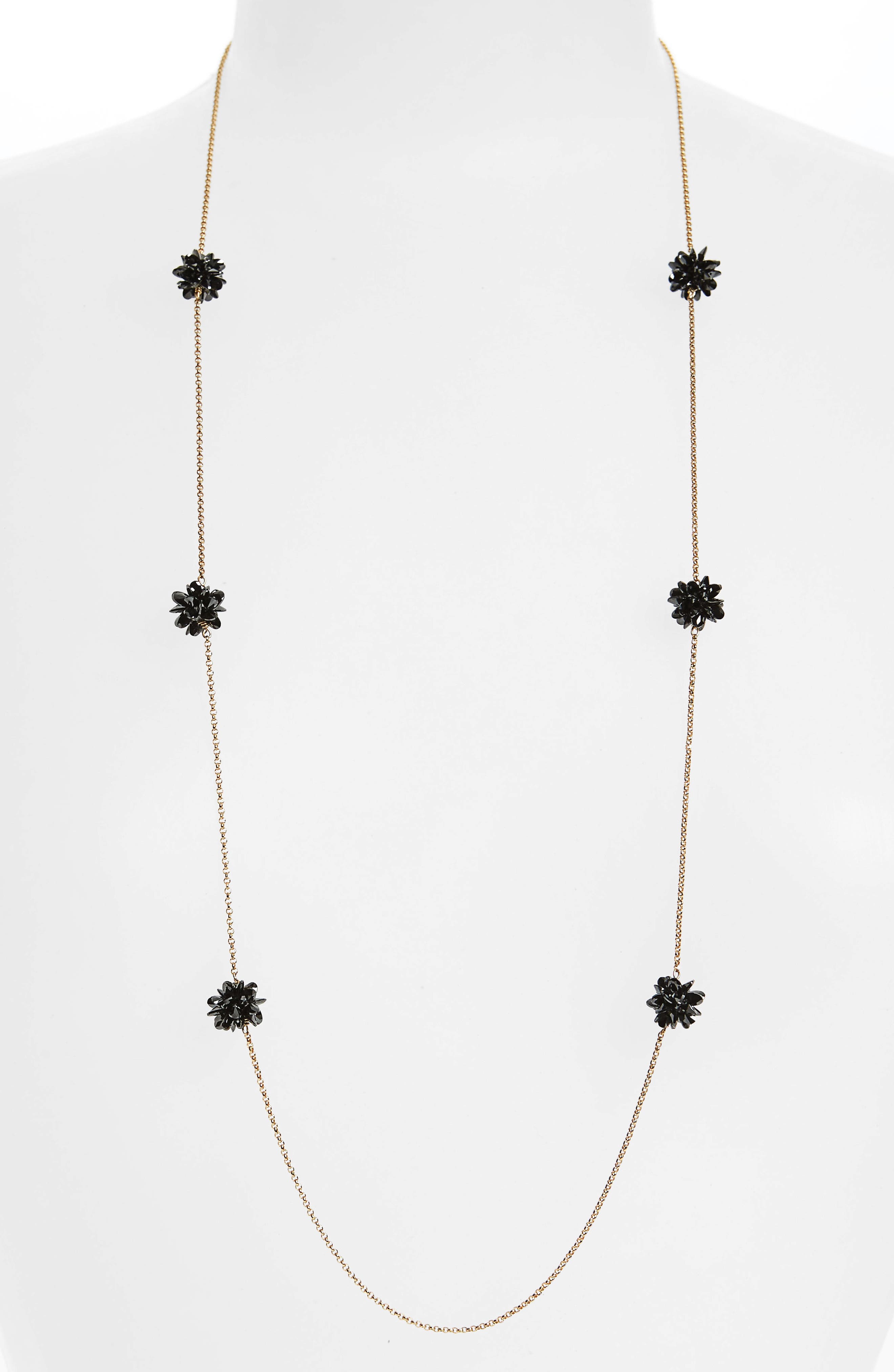 kate spade new york flying colors rock candy long station necklace