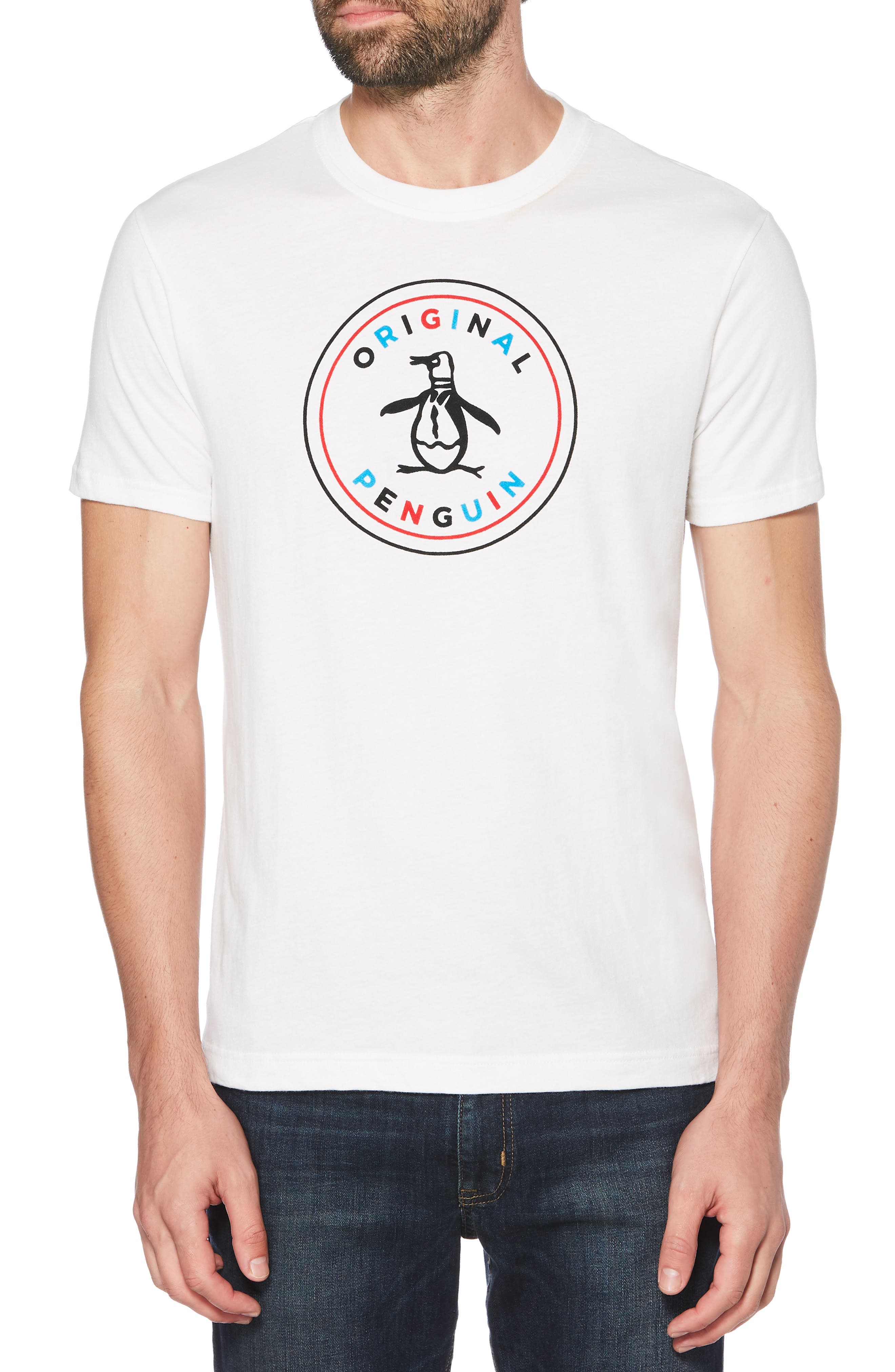 Original Penguin MULTI STAMP LOGO T-SHIRT