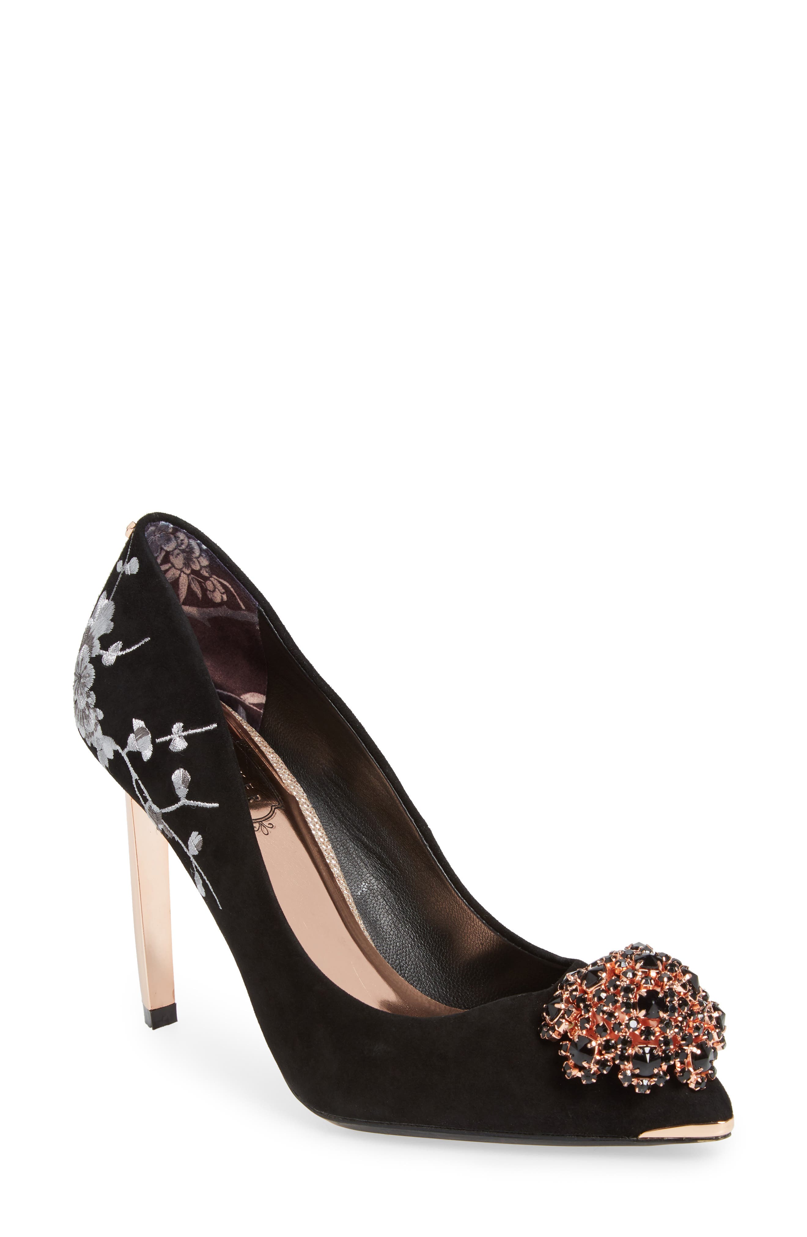 Ted Baker London Peetchv Embroidered Pump (Women) | Nordstrom