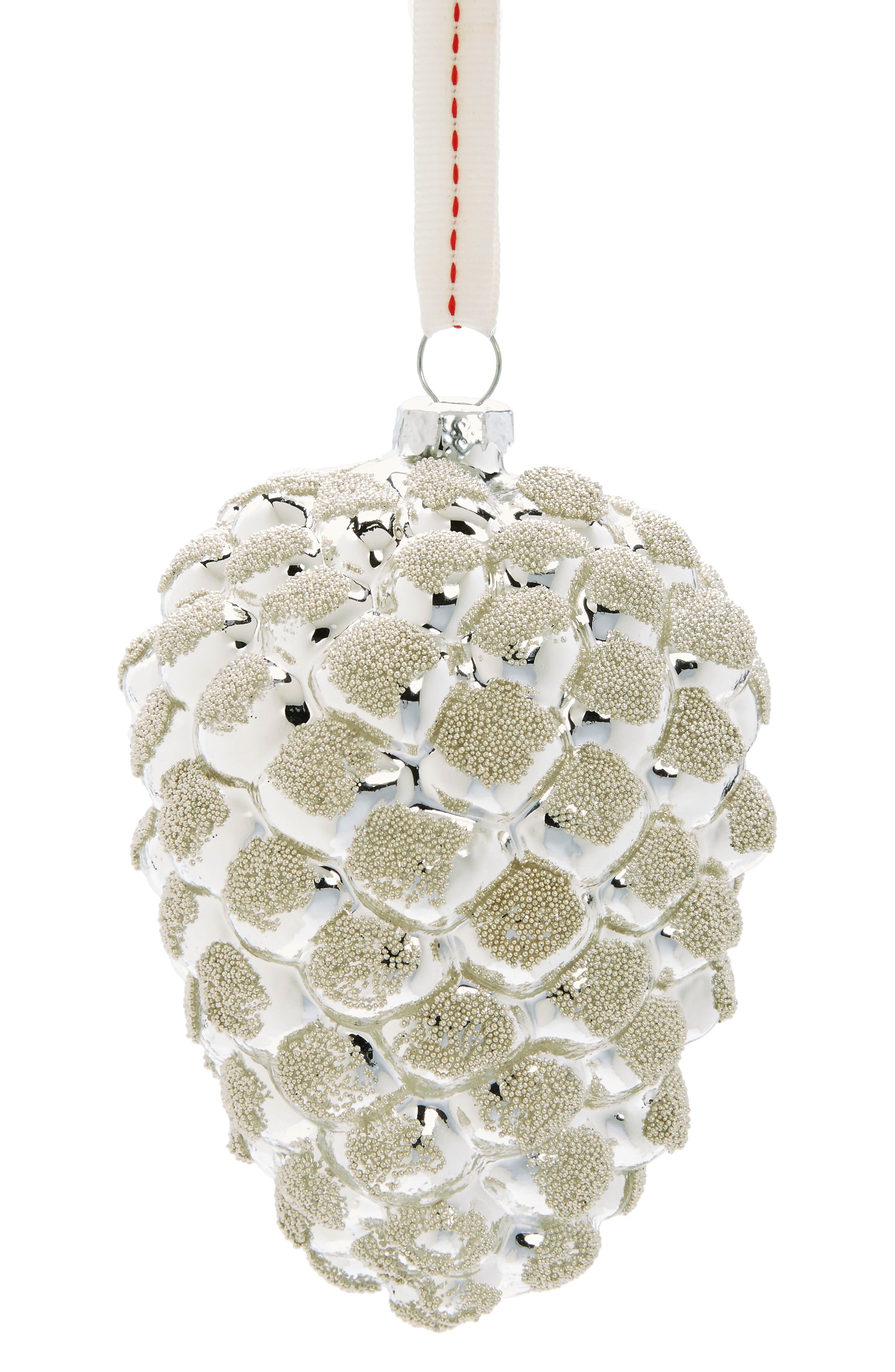 Nordstrom at Home Glass Pinecone Ornament Nordstrom