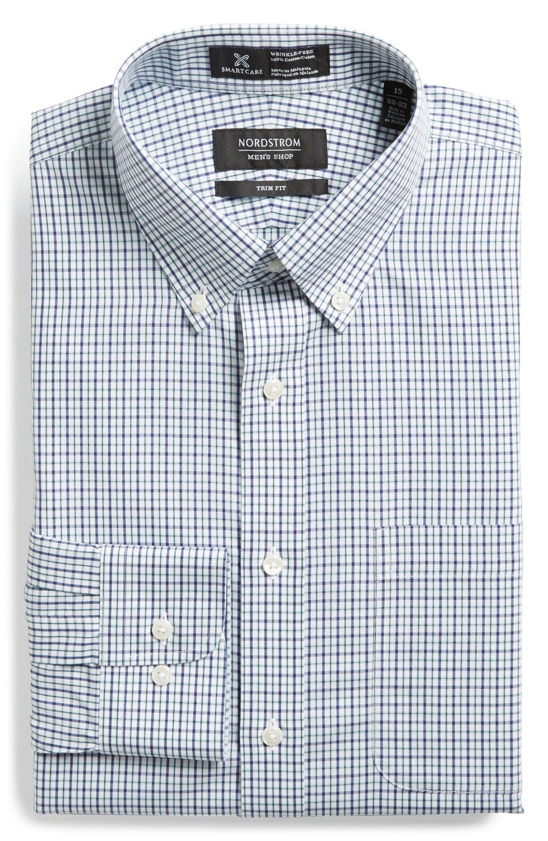 Nordstrom Smartcare™ Trim Fit Check Dress Shirt Nordstrom
