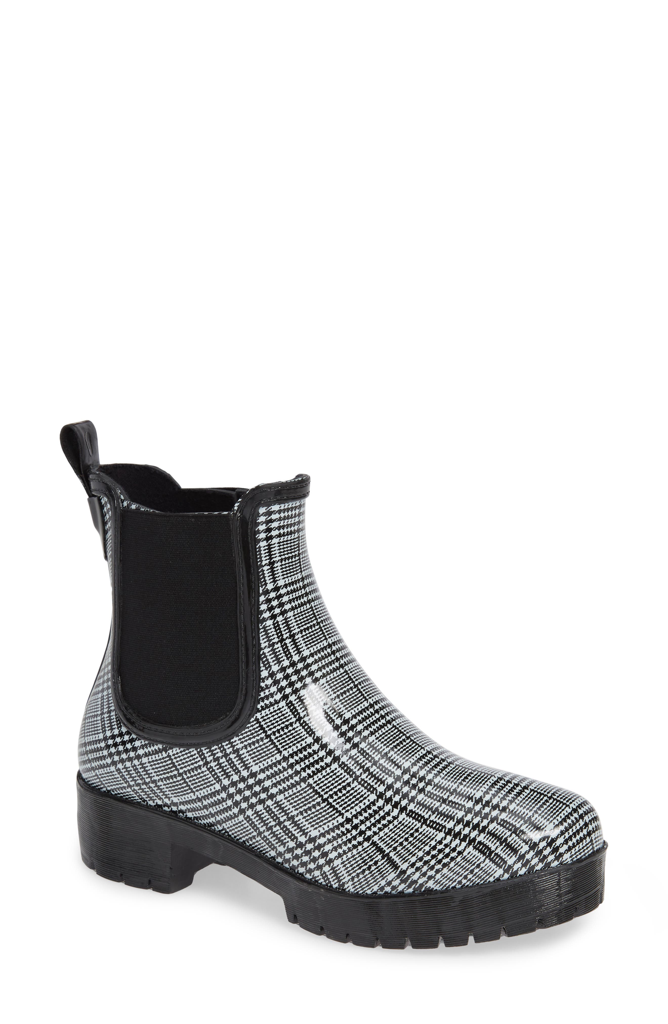 Jeffrey Campbell Cloudy Chelsea Rain Boot, White