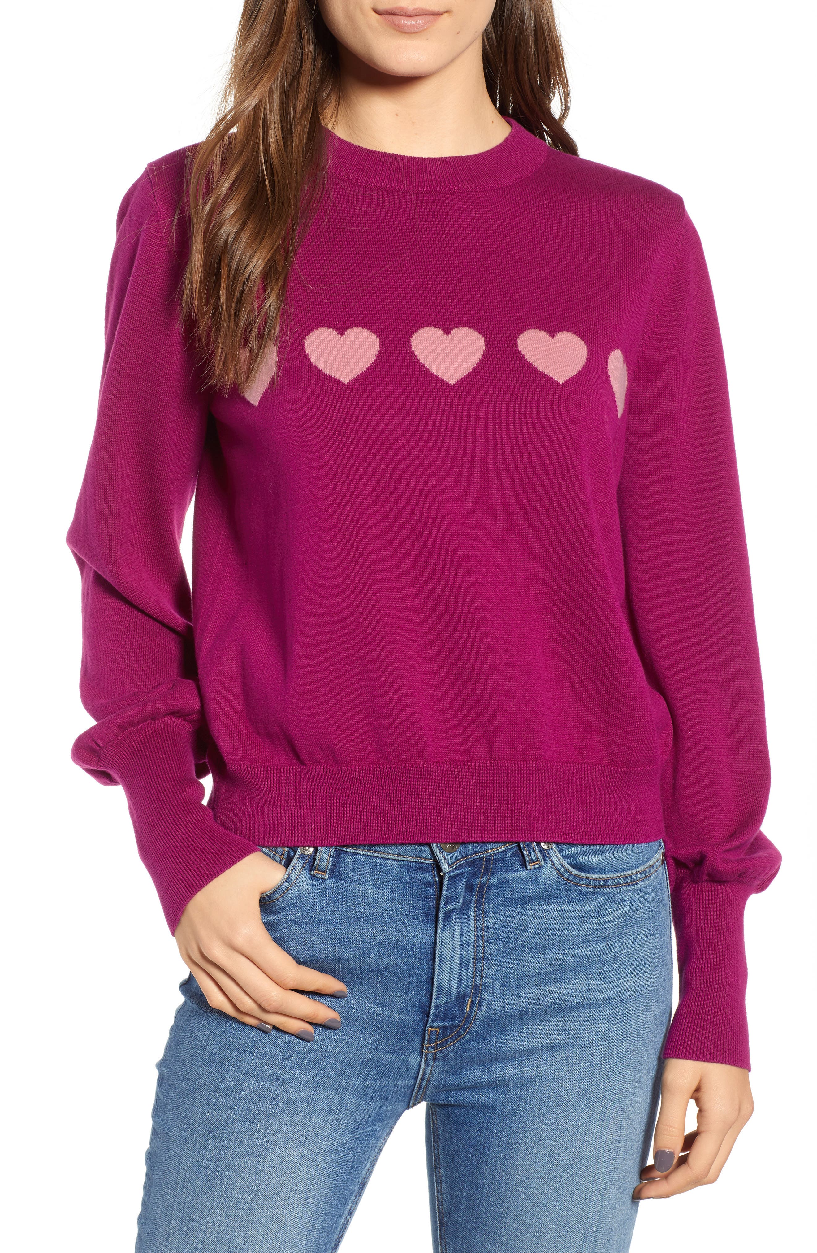 The Fifth Label Beloved Heart Intarsia Sweater
