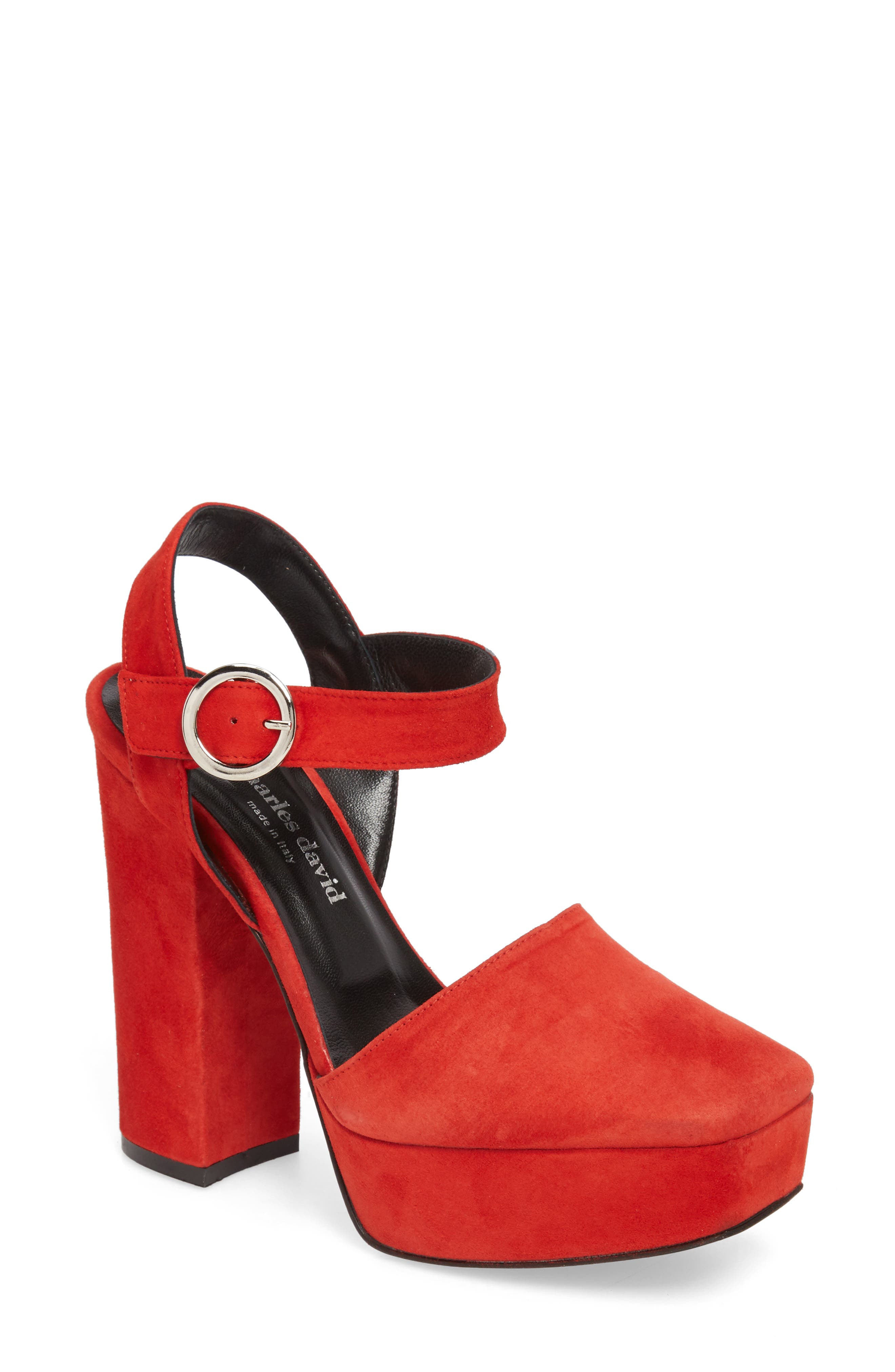 Charles David Roan Sandal, 7. - Red