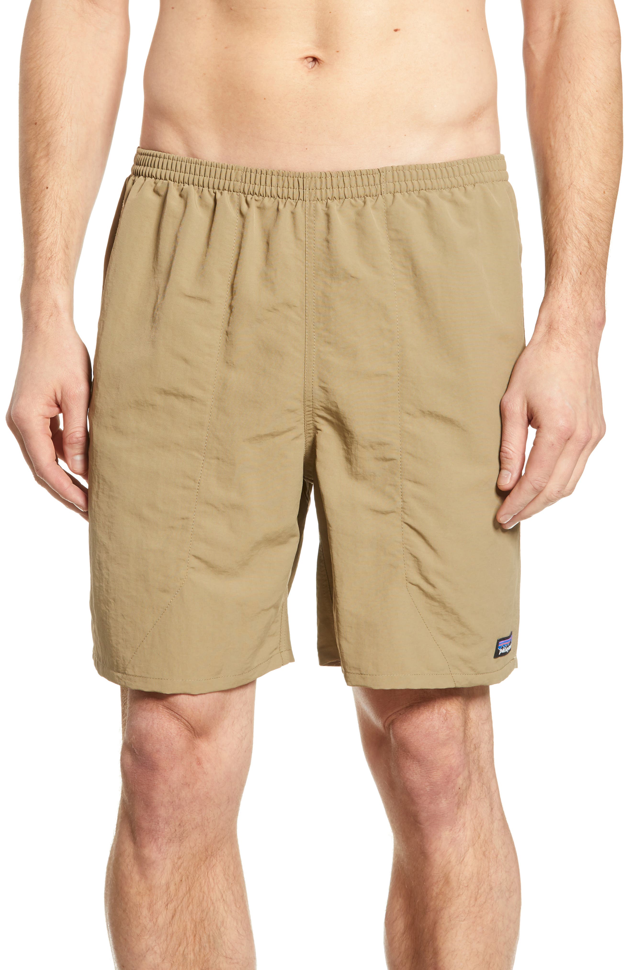 Patagonia Baggies 7-Inch Swim Trunks, Brown