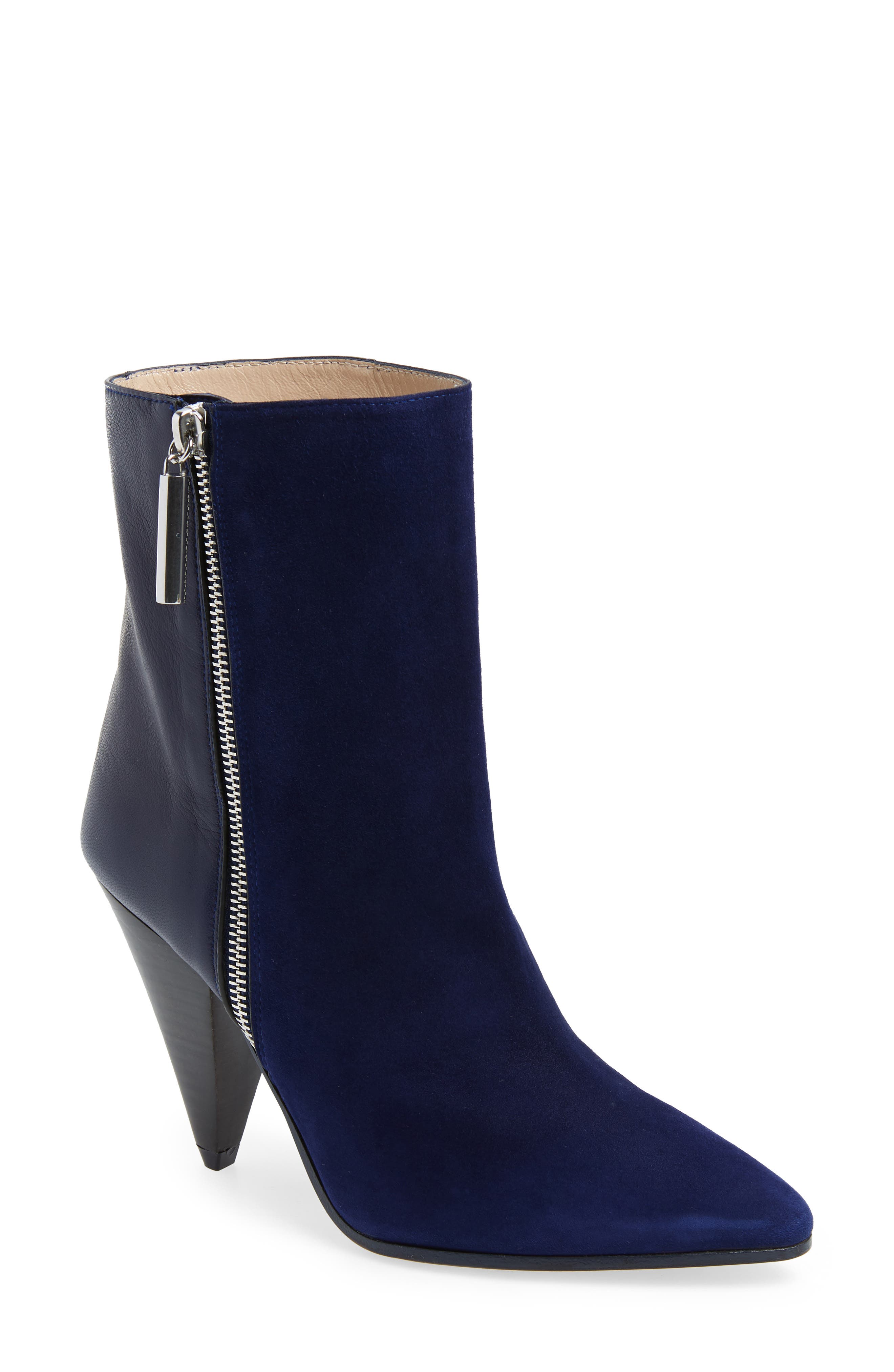 Stuart Weitzman Cone Heel Bootie, Blue