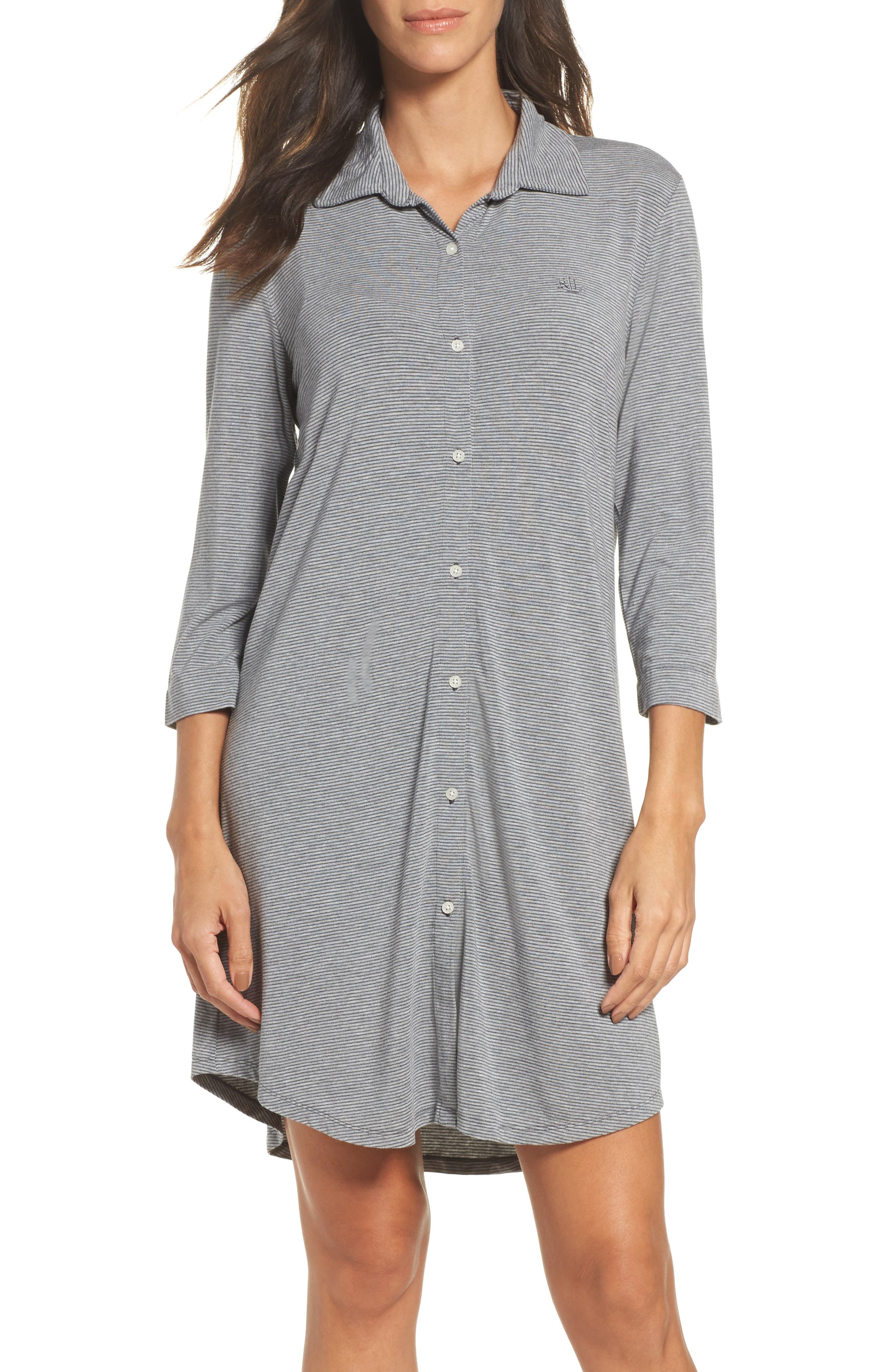 Lauren Ralph Lauren Jersey Sleep Shirt Nordstrom