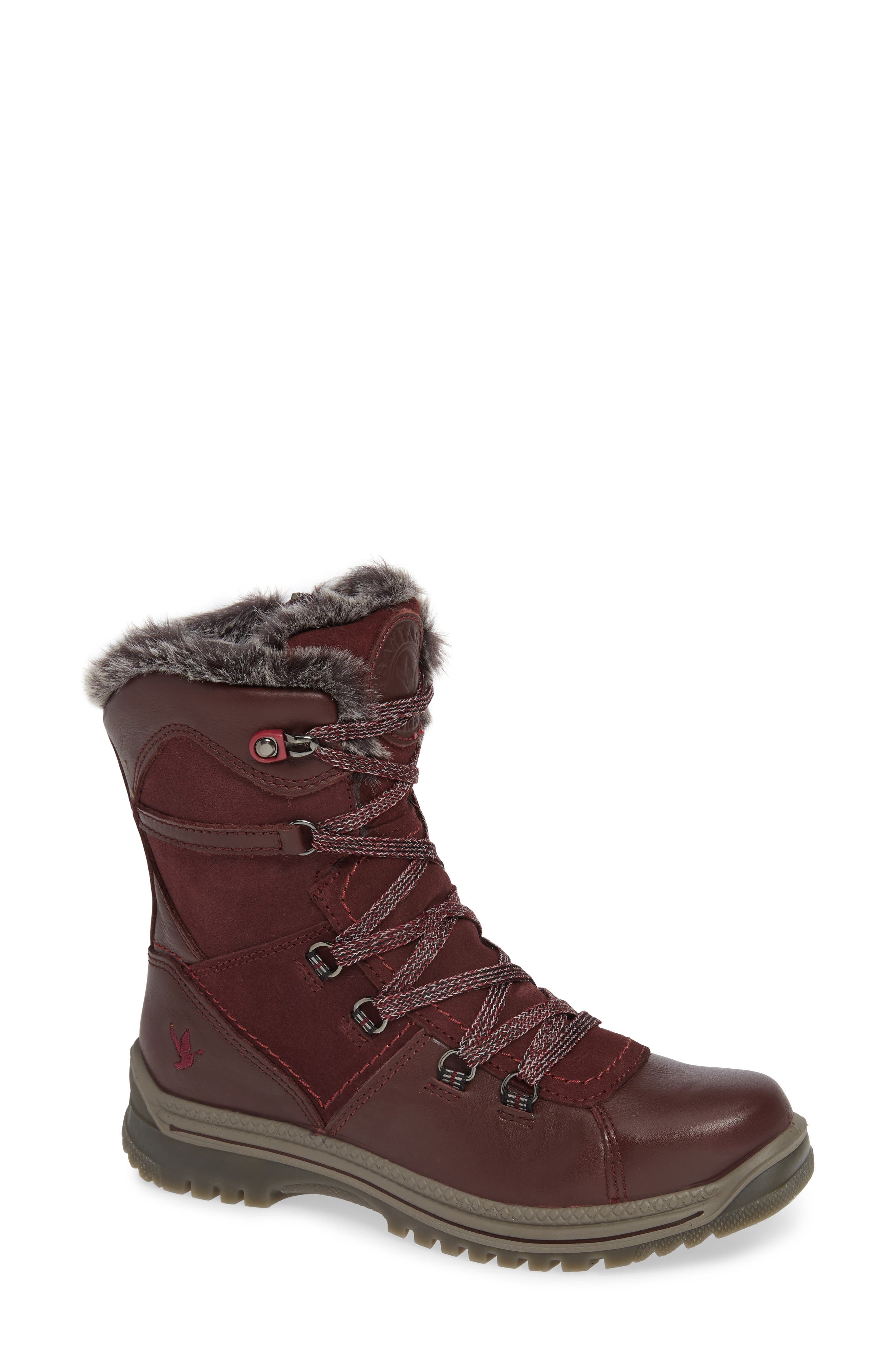 Santana Canada Majesta Luxe Waterproof Winter Boot, Burgundy