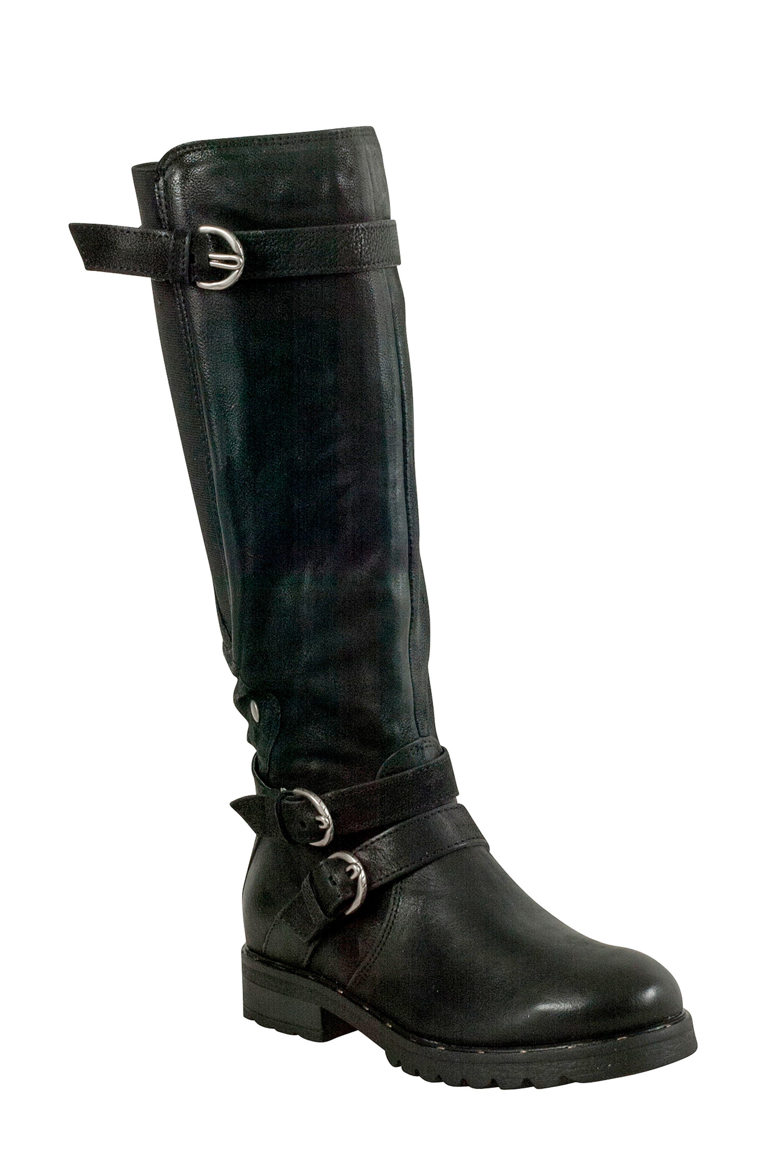 Miz Mooz Prim Knee High Boot, Black