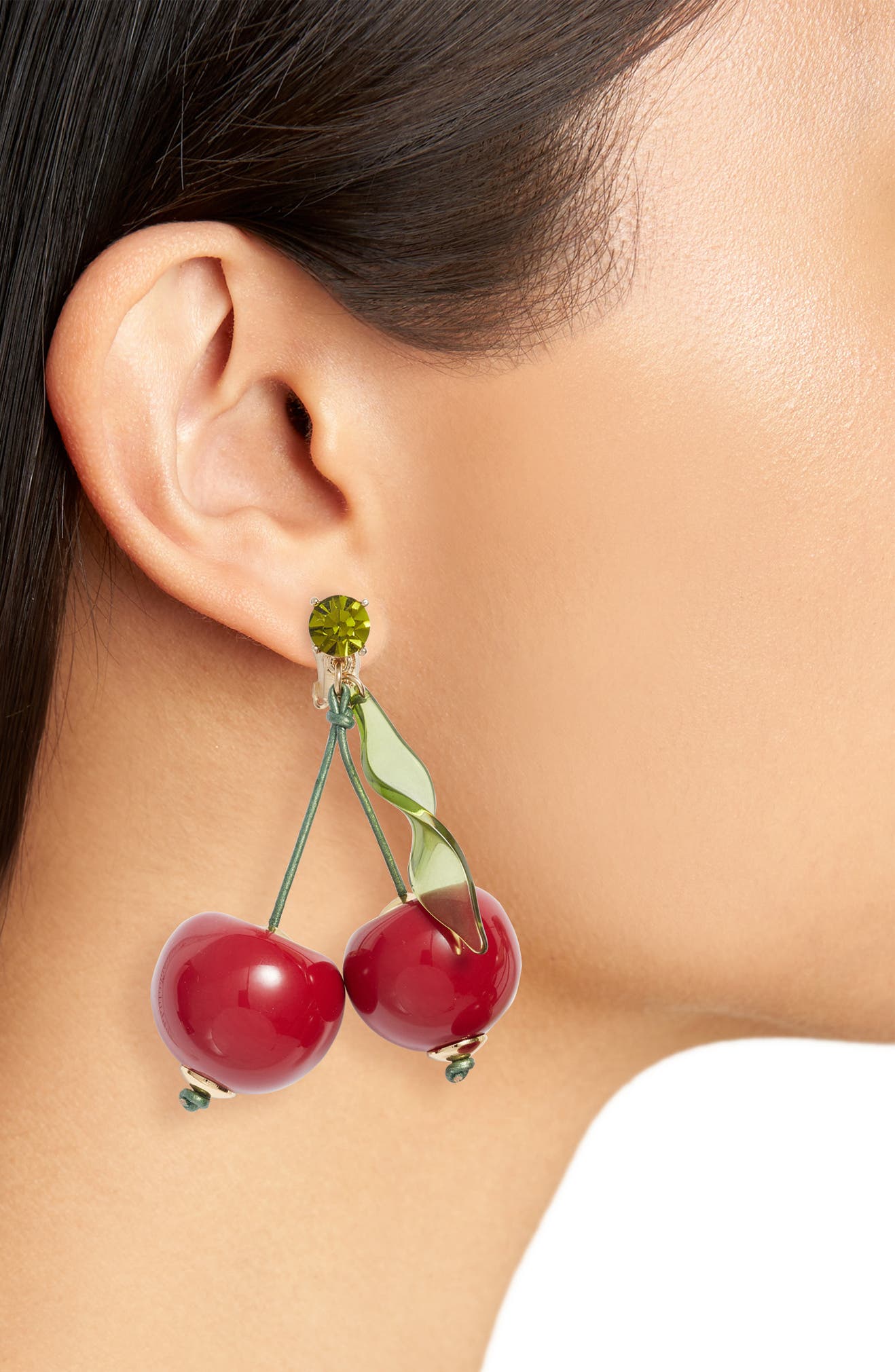 Kate Spade New York Ma Cherie Cherry Clip Drop Earrings Nordstrom