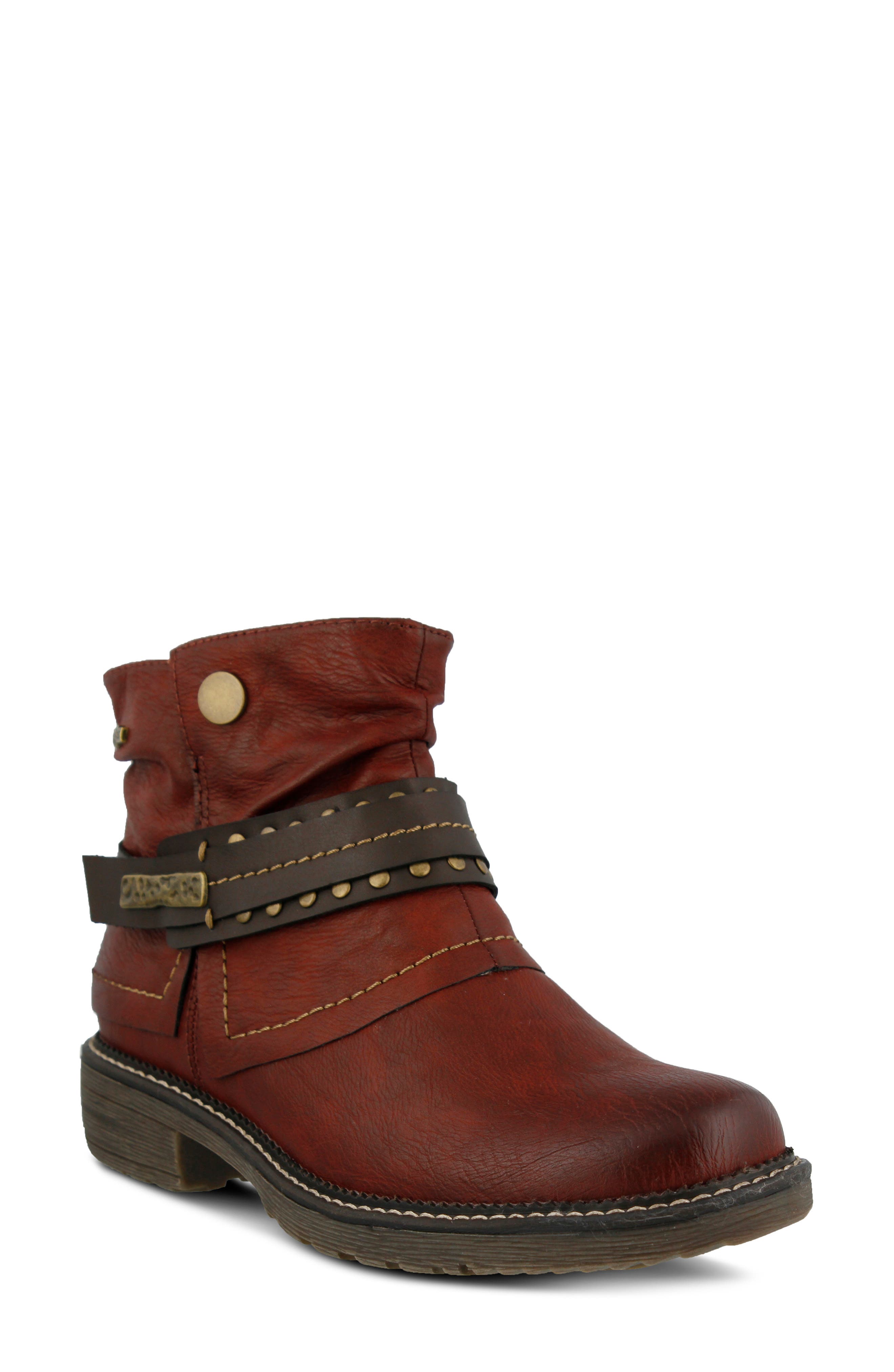 Spring Step Murna Bootie - Red