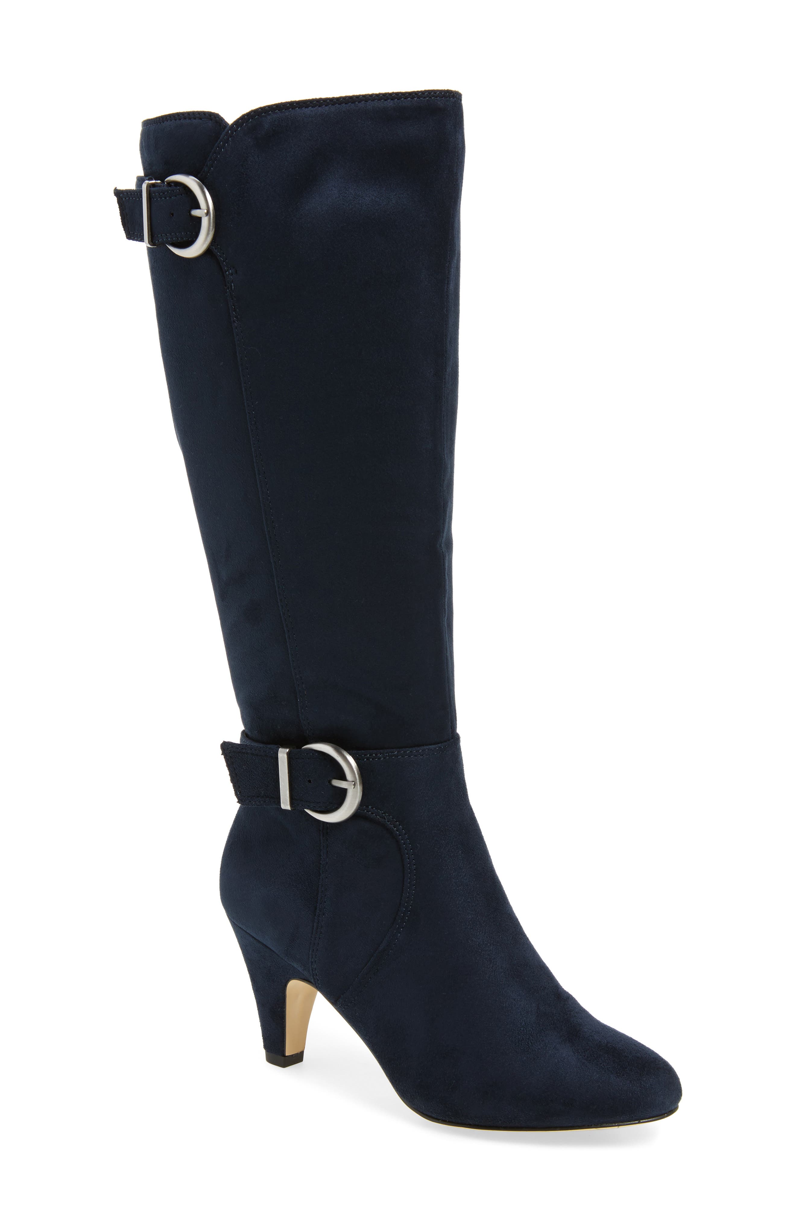 Bella Vita Toni Ii Knee High Boot, Wide Calf- Blue