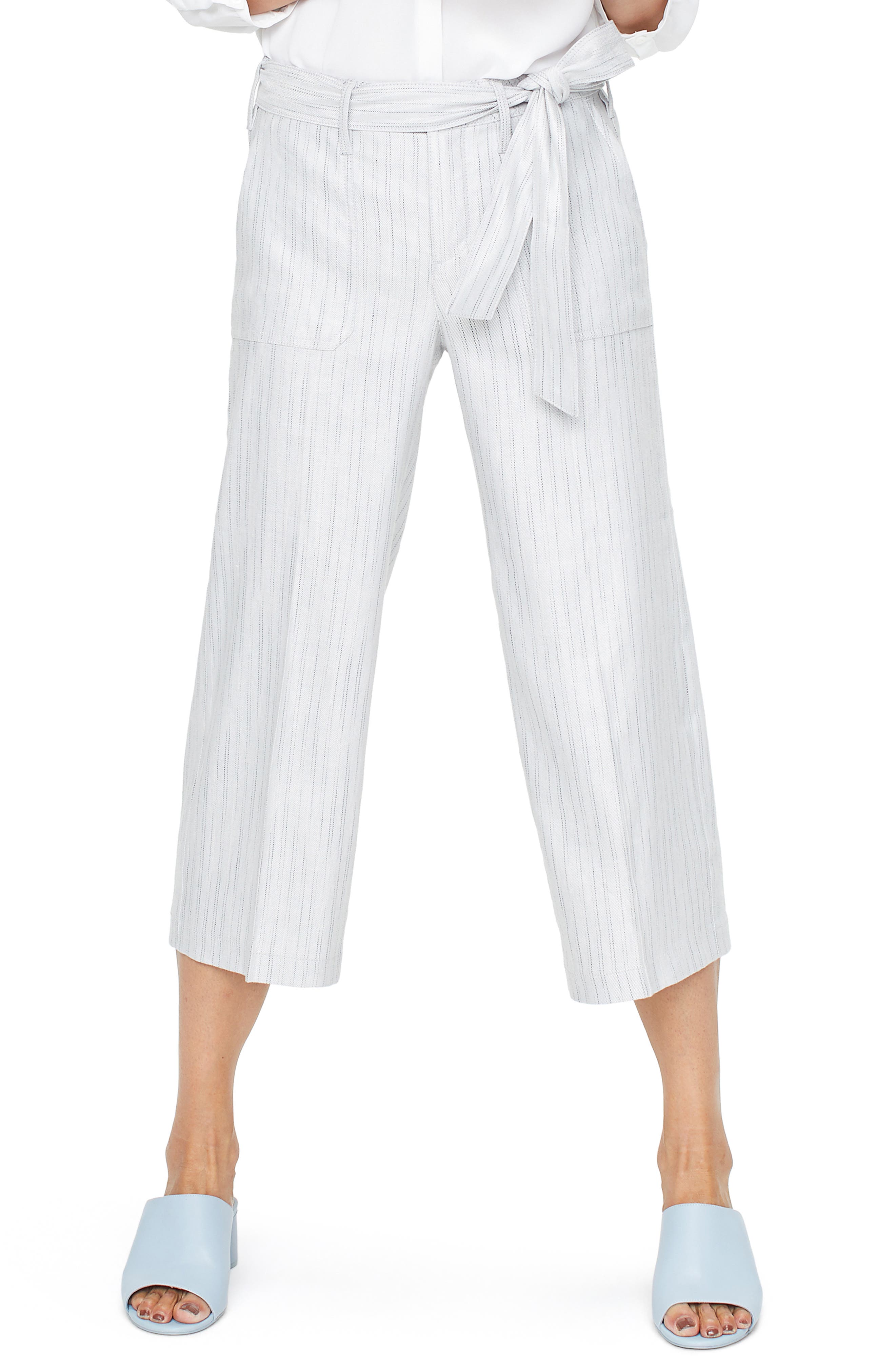 Nydj Cargo Capri Pants, Grey