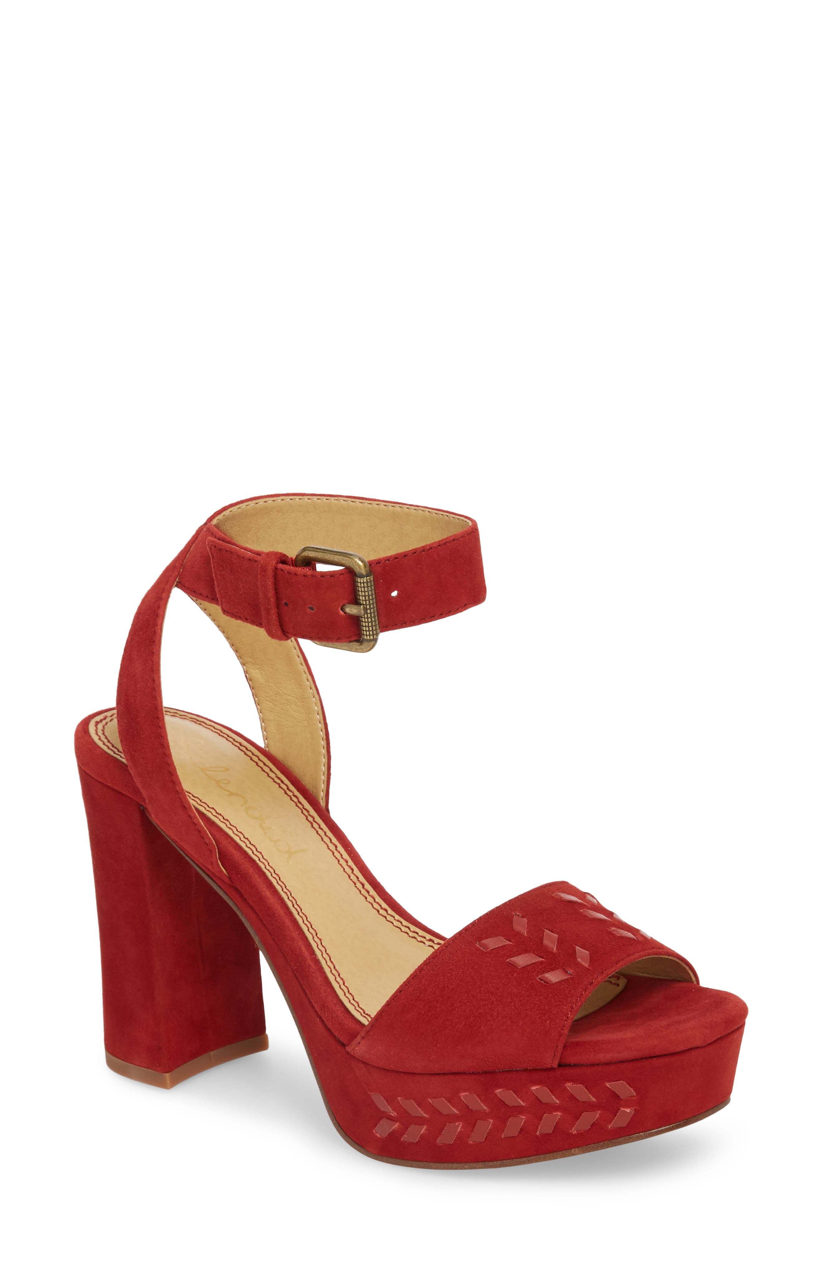 Splendid Neesha Platform Sandal, Red