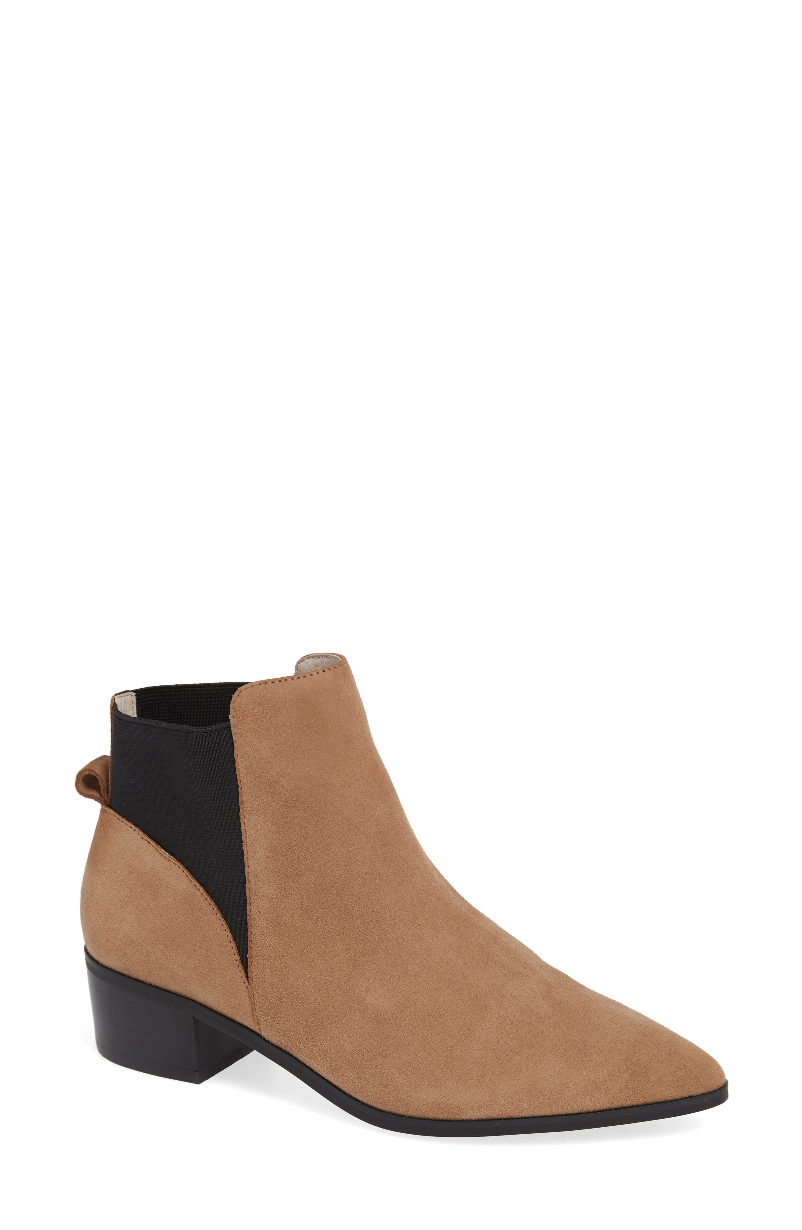Halogen Skylar Pointy Toe Bootie, Brown