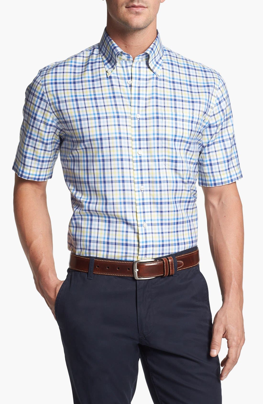 Nordstrom Smartcare™ Traditional Fit Short Sleeve Dress Shirt Nordstrom