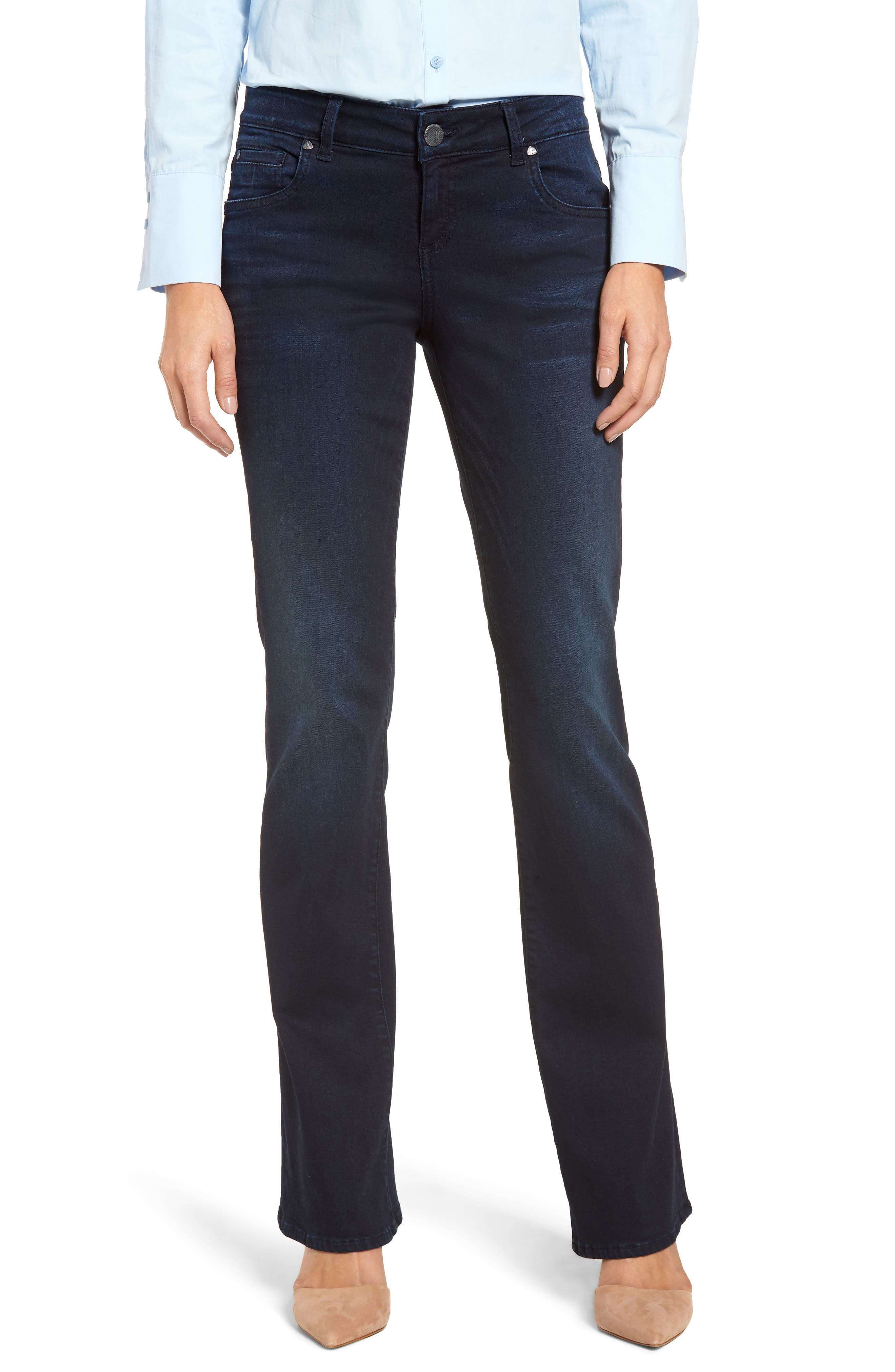 Kut From The Kloth Natalie Stretch Bootleg Jeans, Blue