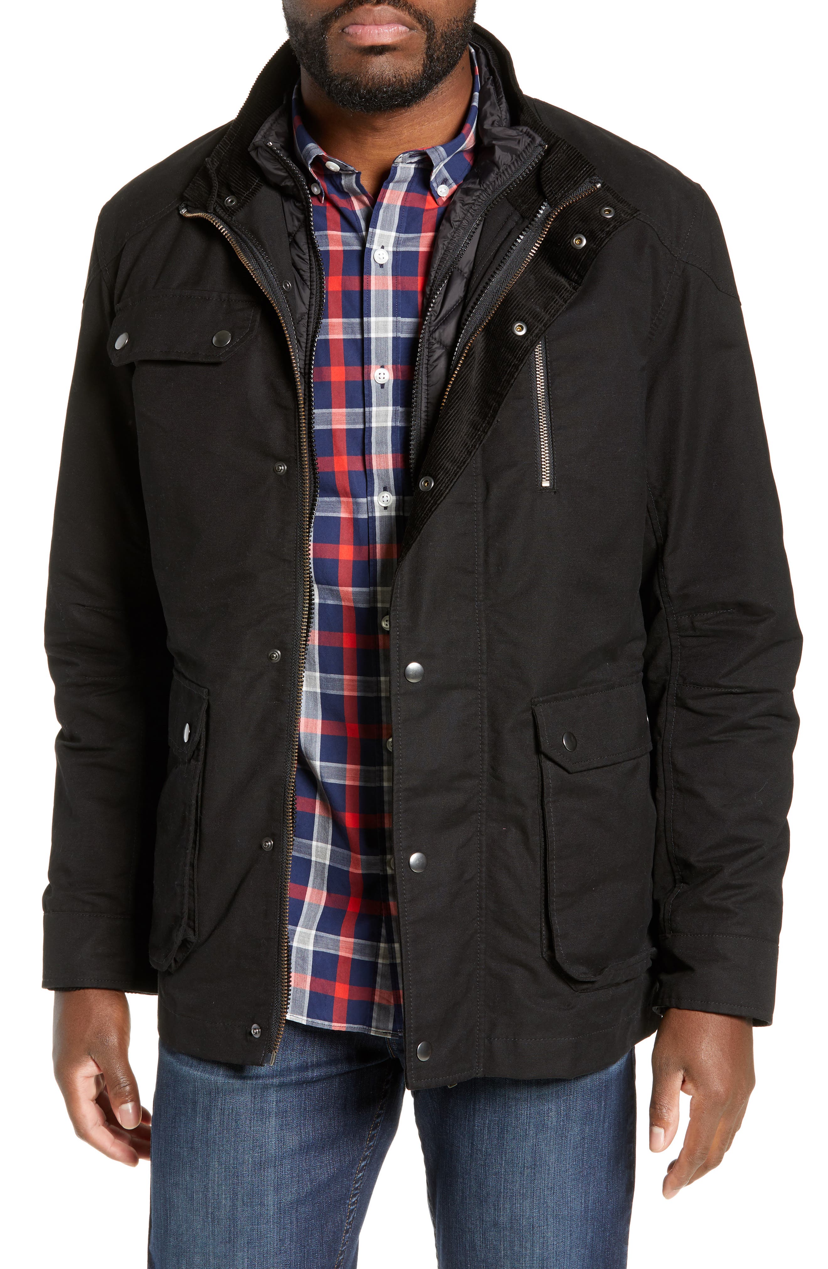 Rodd & Gunn 'Harper' Water Resistant 3in1 Waxed Canvas Jacket Nordstrom