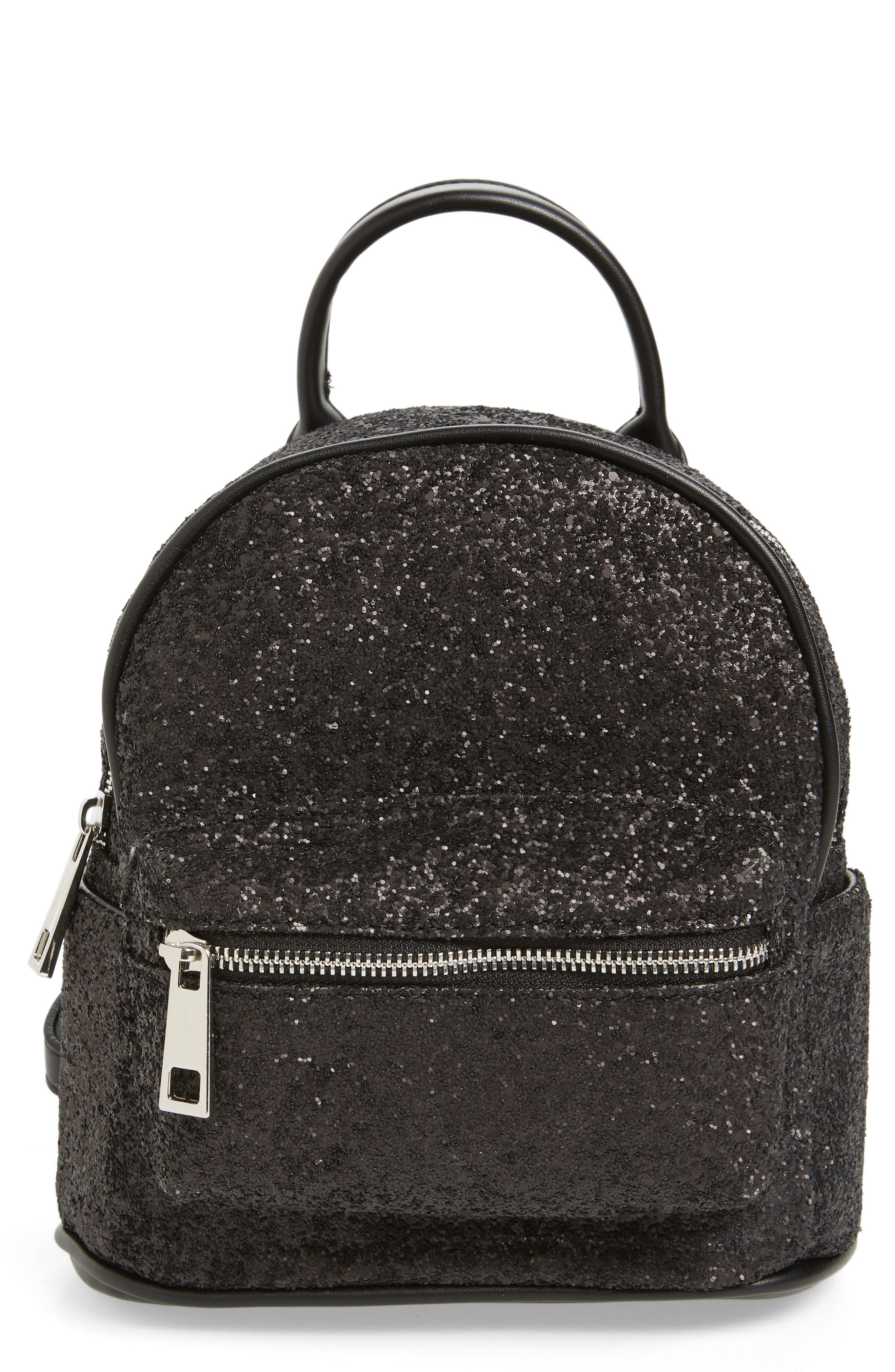 Street Level Glitter Zip Backpack Nordstrom