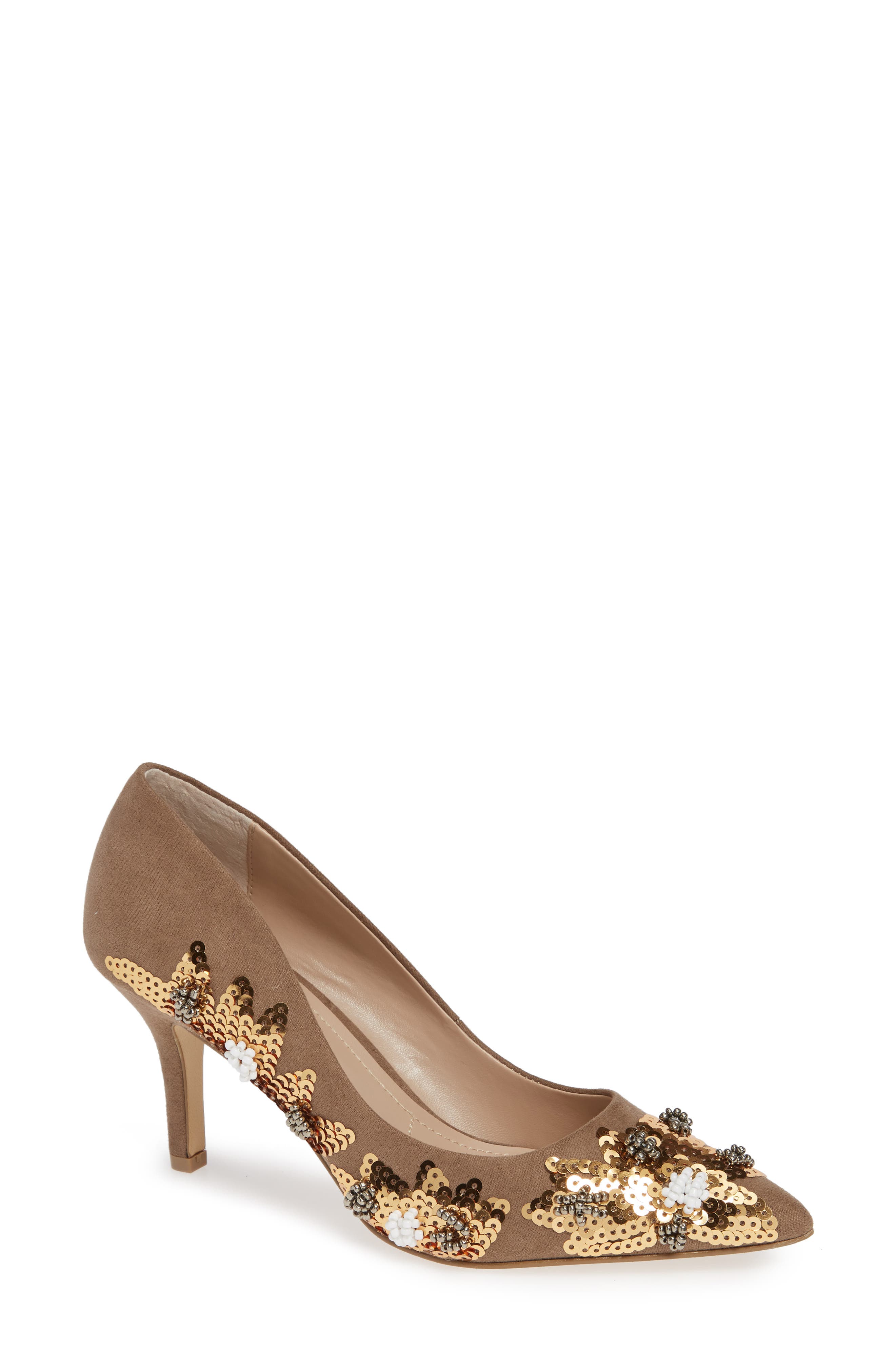 Charles By Charles David Sophie Embellished Pump, Grey