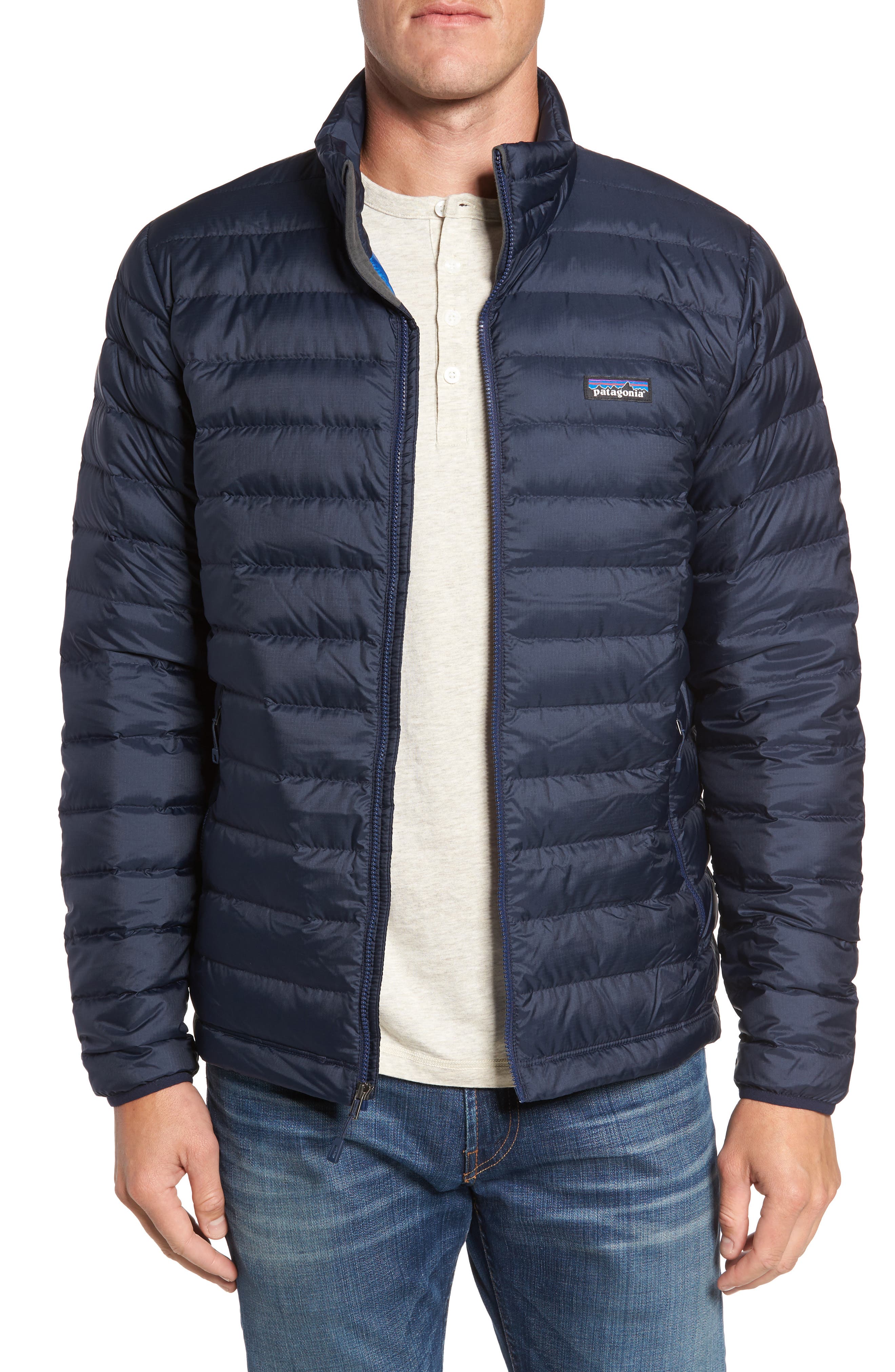 Patagonia Water Repellent Down Jacket, Blue