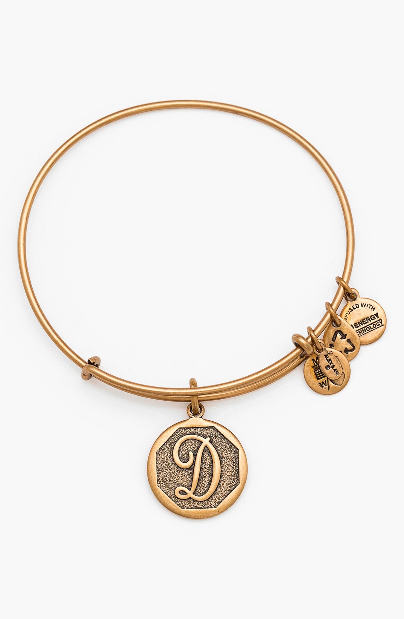 Alex And Ani Initial Adjule Wire Bangle Nordstrom